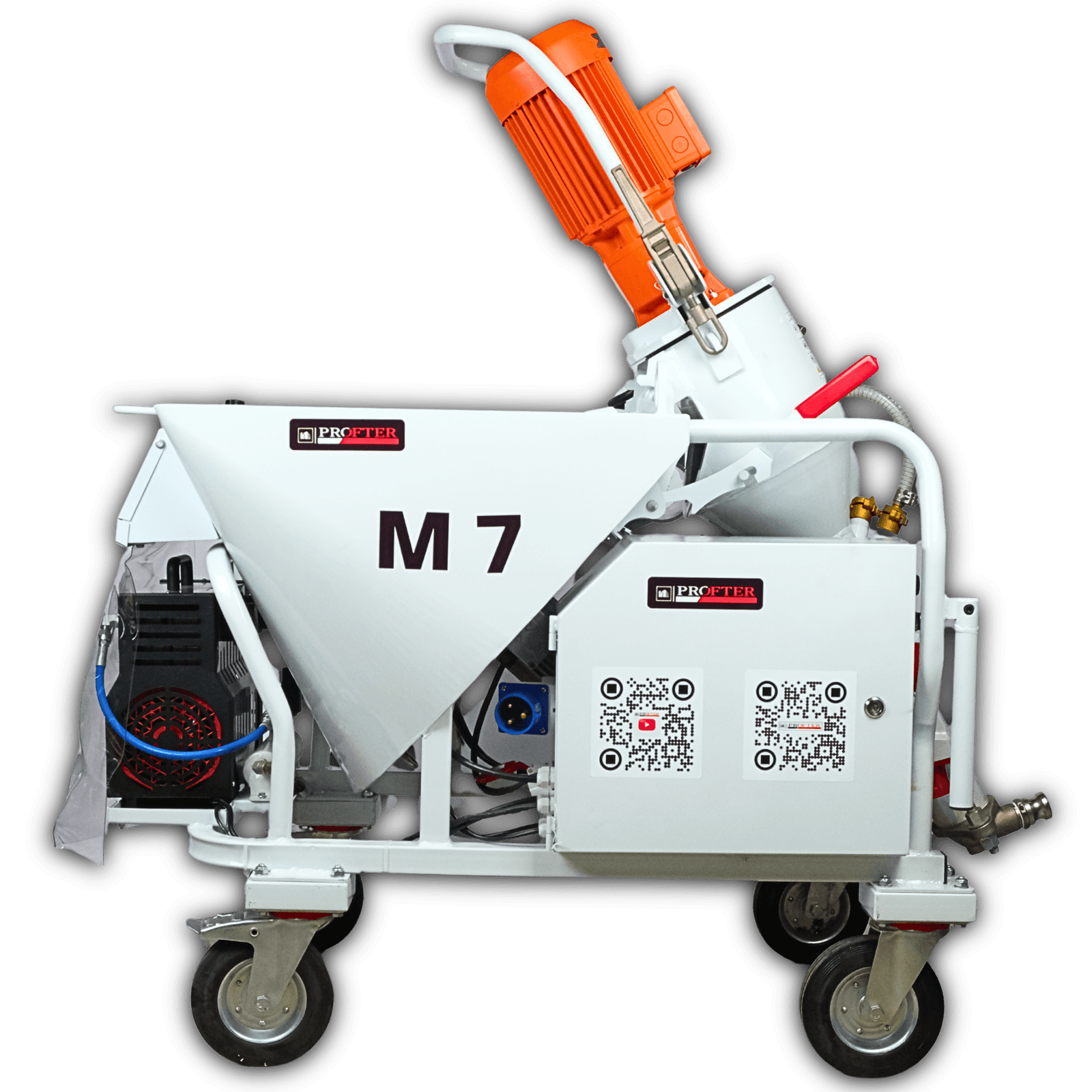 Автоматична штукатурна станція із насосом Profter M-7 (8-35л /хв). Фото 6
