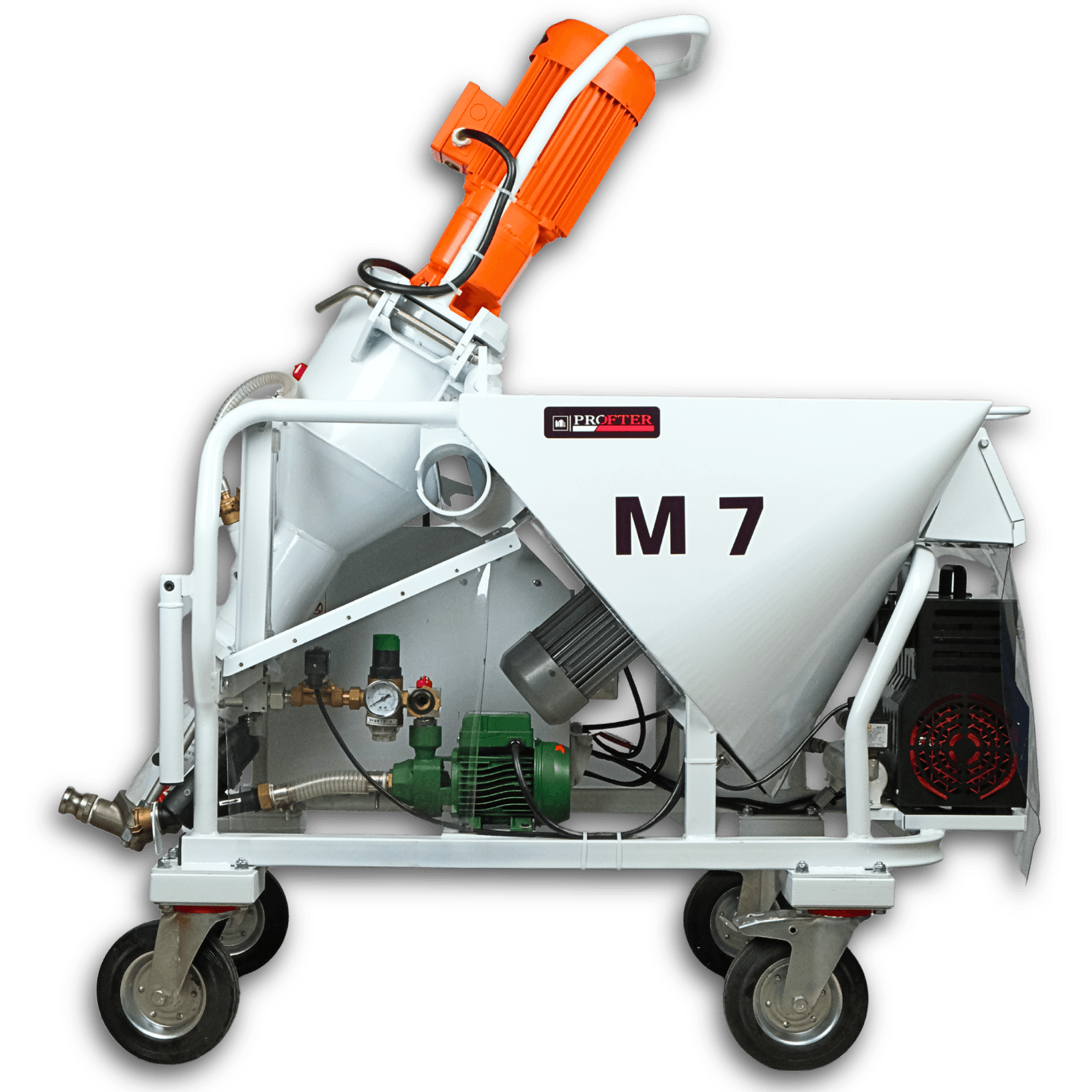 Автоматична штукатурна станція із насосом Profter M-7 (8-35л /хв). Фото 8