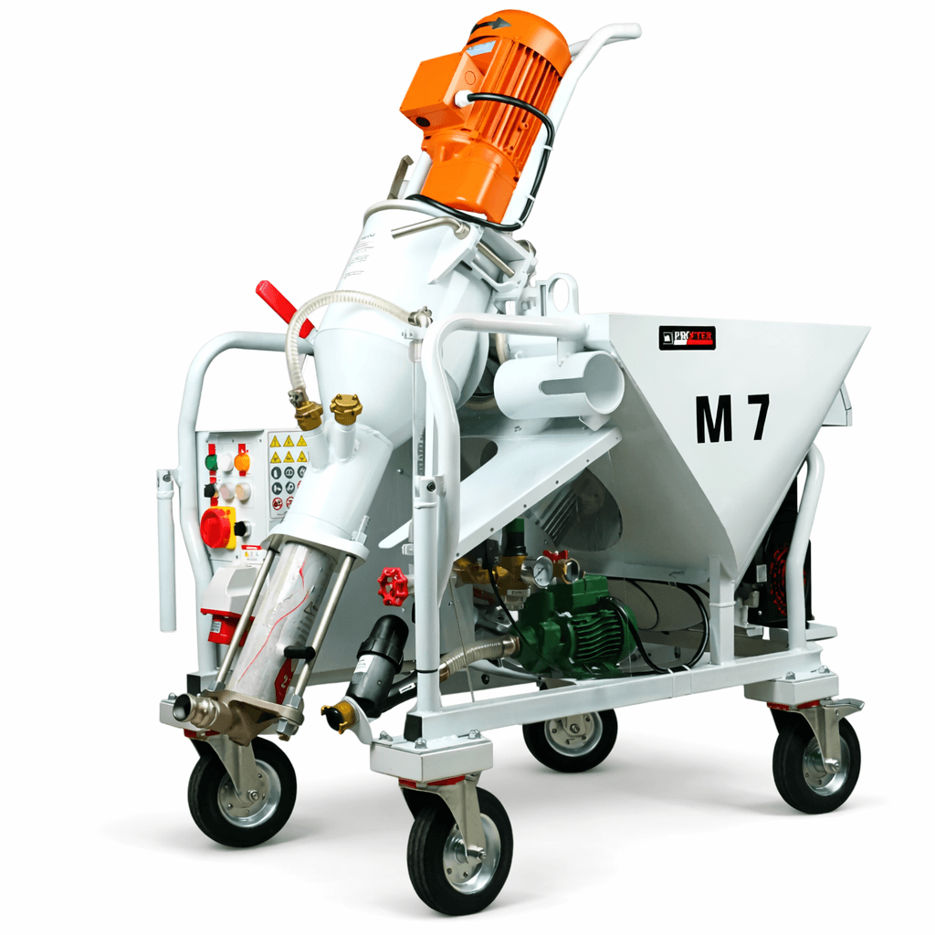 Автоматична штукатурна станція із насосом Profter M-7 (8-35л /хв). Фото 2