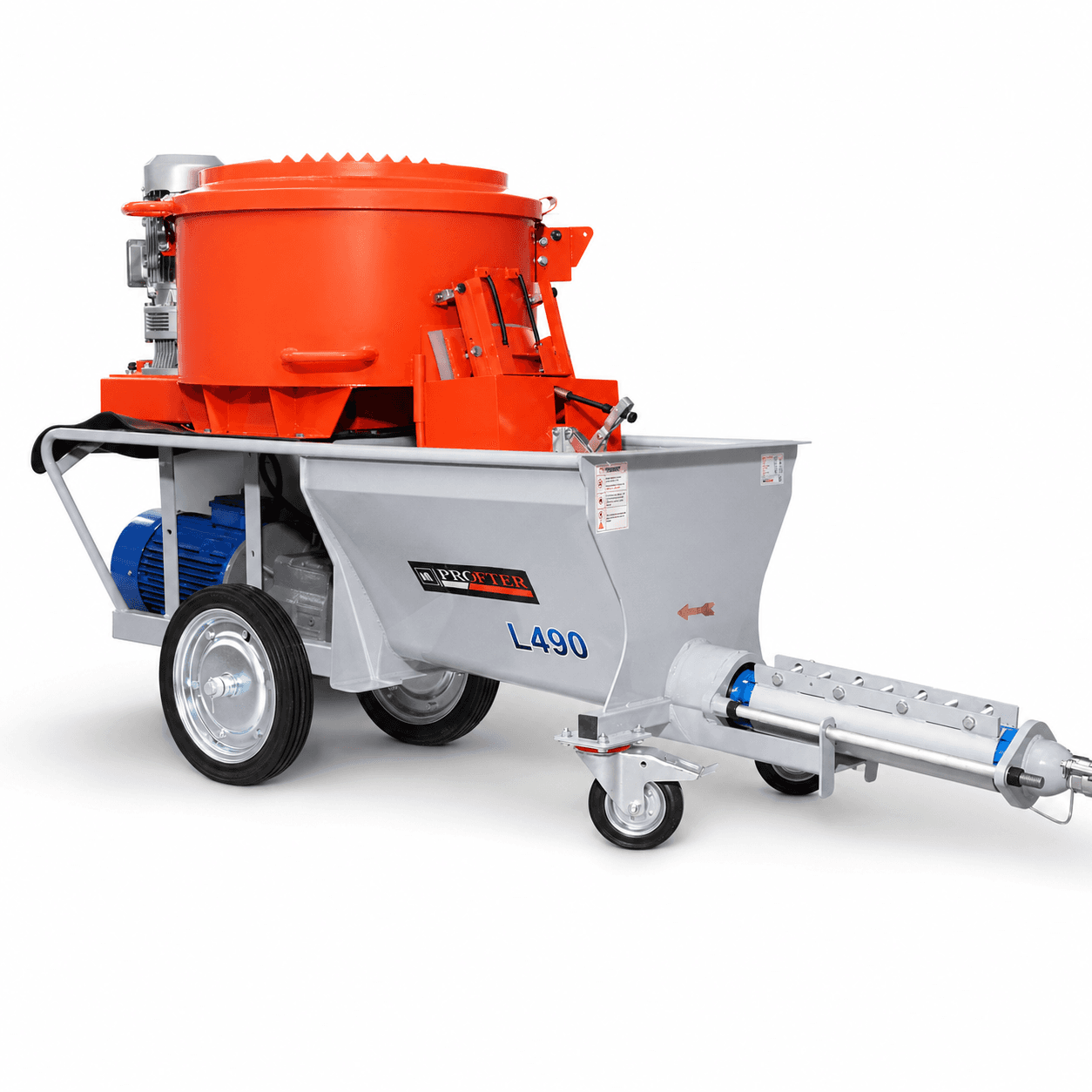 Профессиональная цементная штукатурная машина Profter L-490 (380В 60 л/мин). Фото 3