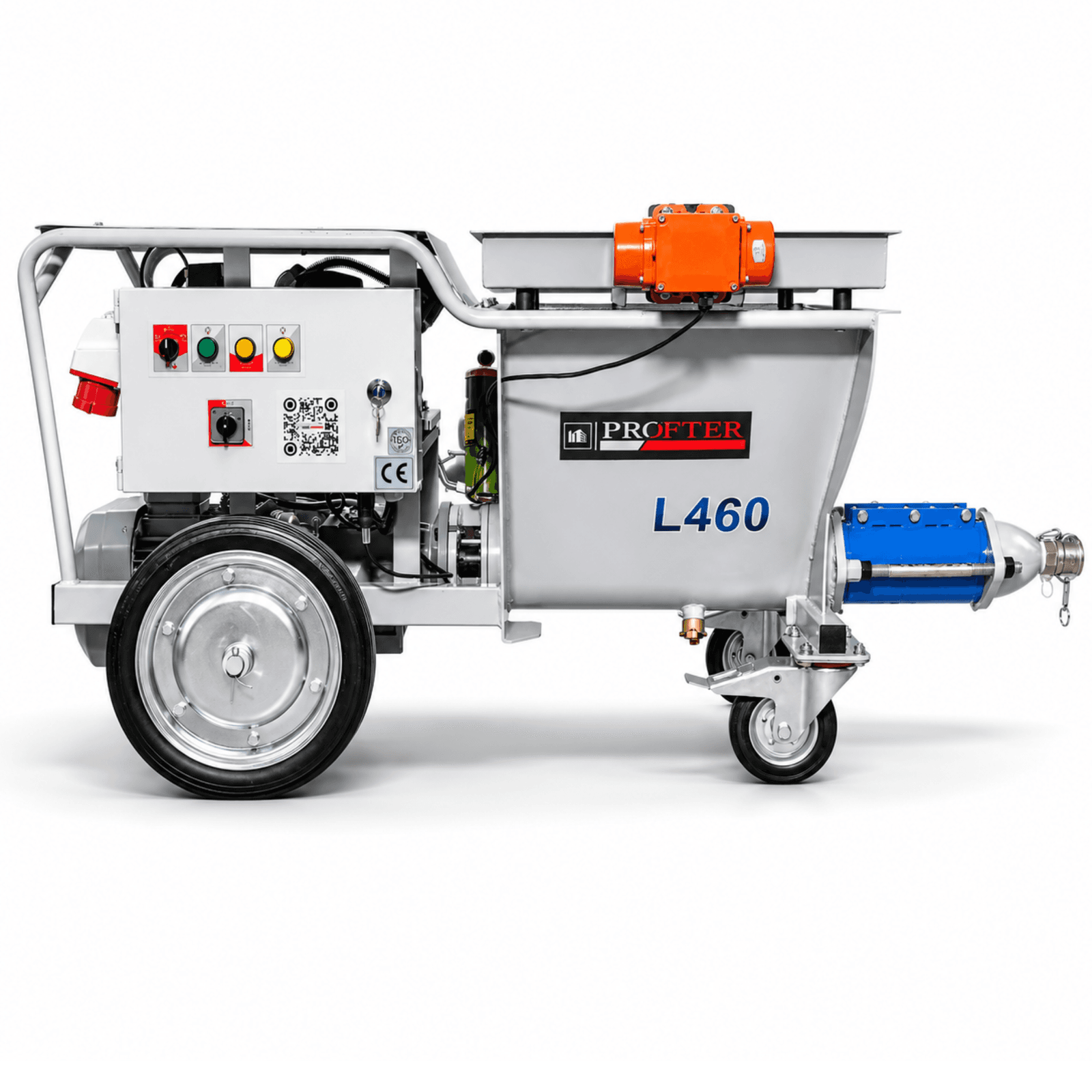 Профессиональная цементно-штукатурная станция Profter L-460 (50 л/мин, 7,5 кВт, 220 В). Фото 8