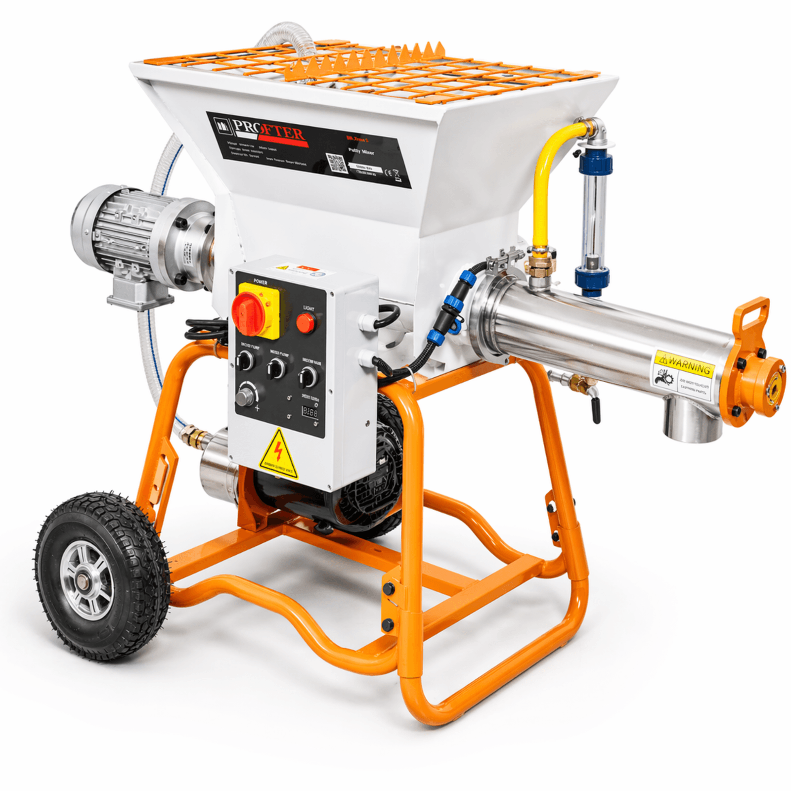 Мощный проточный миксер для строительных смесей Profter BR-New 5 (3000 Вт, 30 л/мин). Фото 3