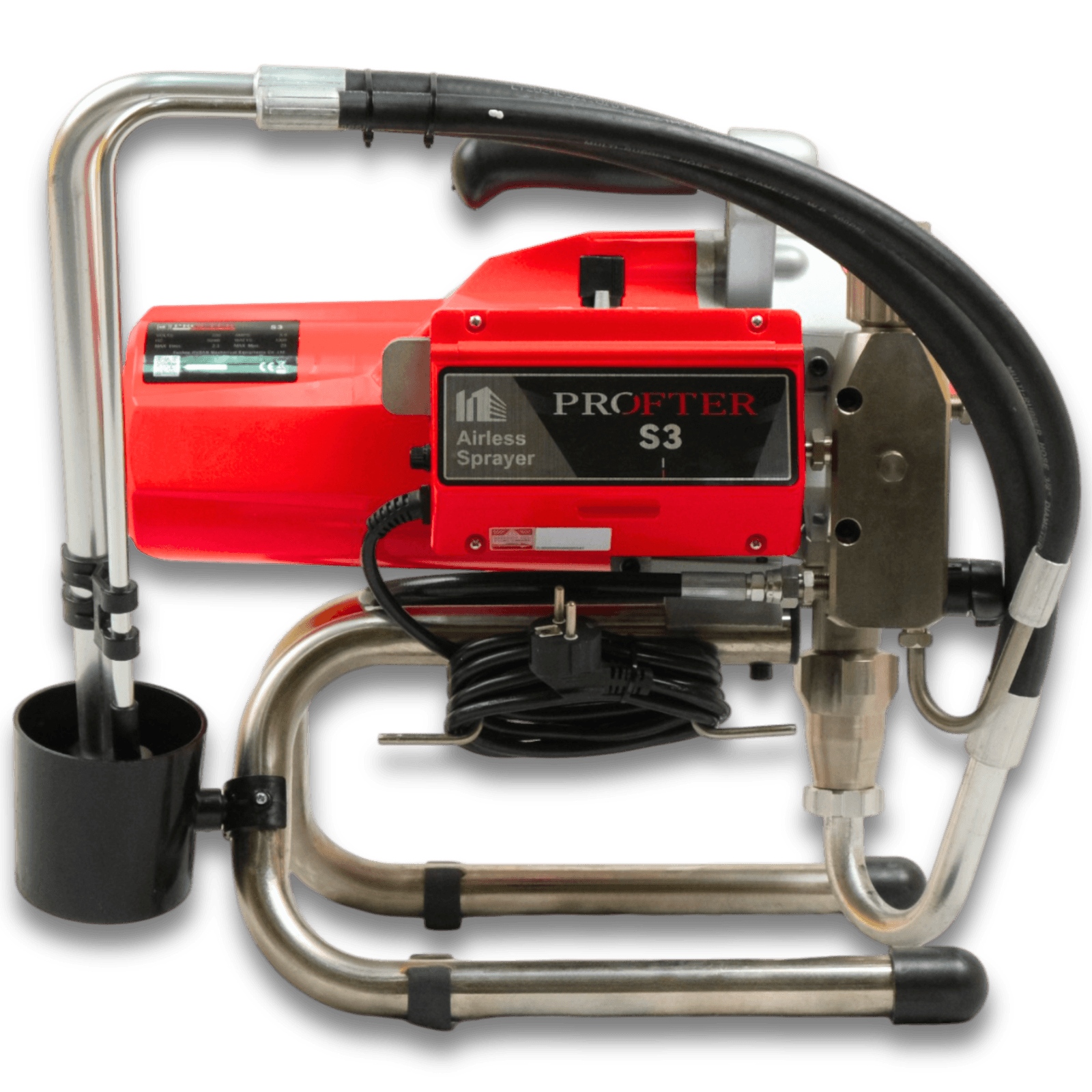 Поршневой мощный покрасочный аппарат Profter S-3 (2.3 л/мин 1300 Вт) HVBAN. Фото 5