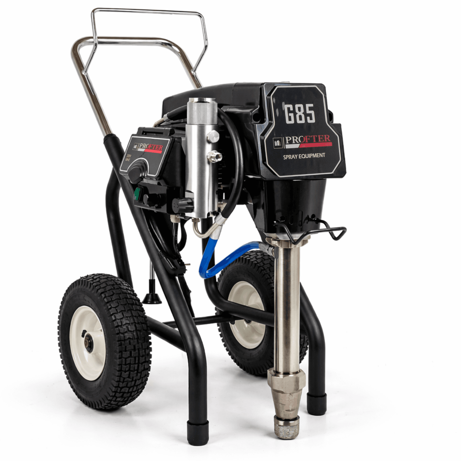 Поршневий фарбувальний апарат для нанесення шпаклівки Profter G-85 Black (8 л/хв.3000 Вт). Фото 2