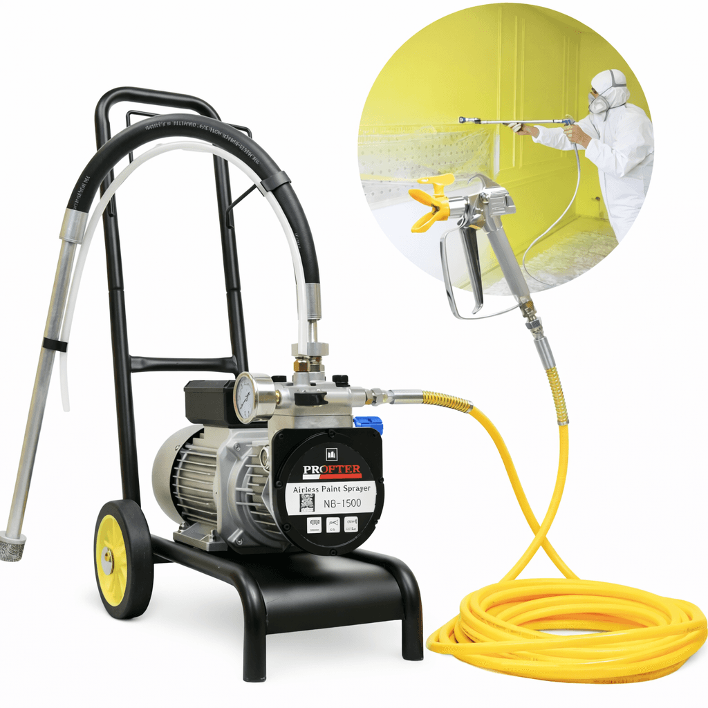 Безвоздушный аппарат для окрасочных работ Profter NB-1500 (1600 Вт. 4.0 л/мин.). Фото 2