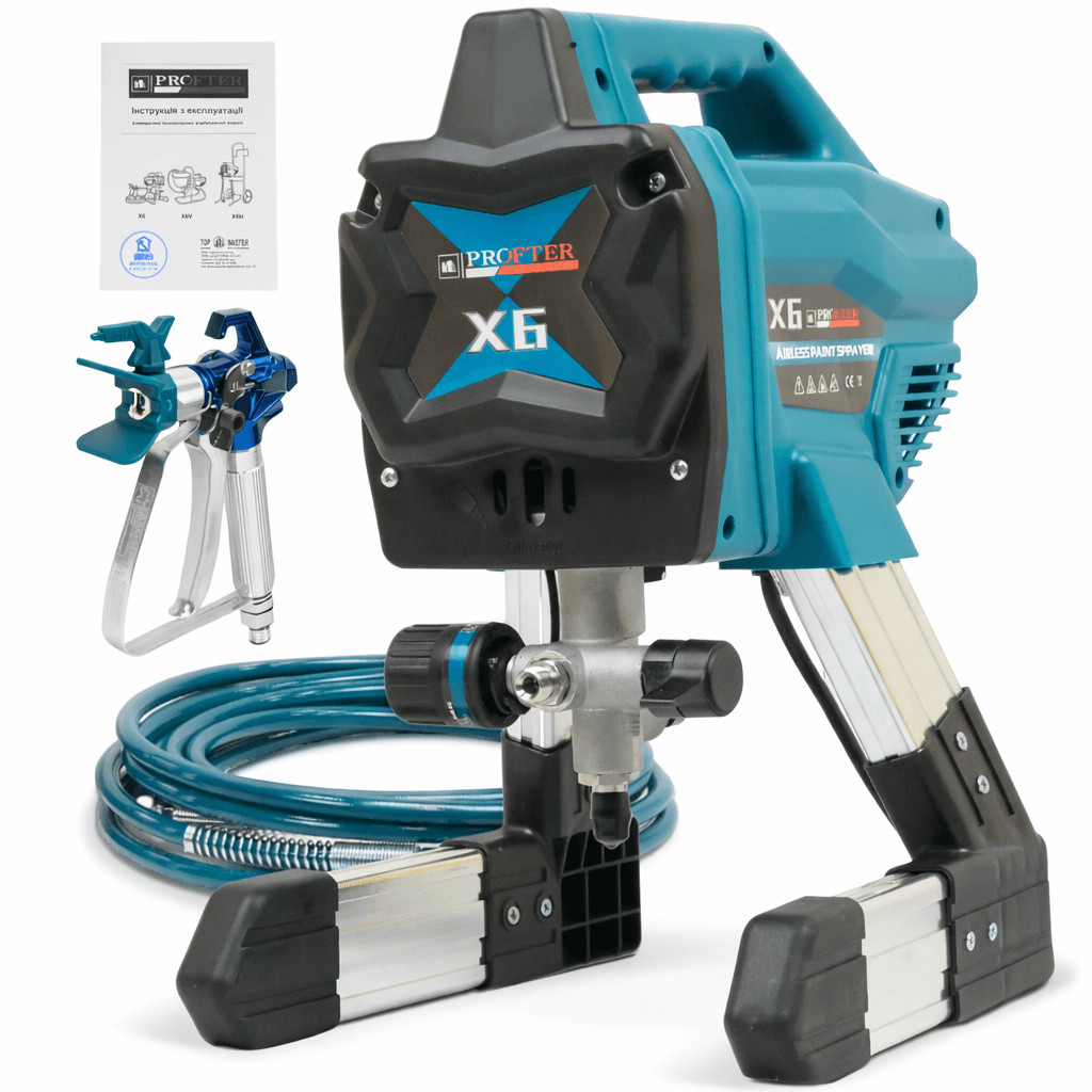 Безповітряний апарат для фарбування Profter X6 (1.4 л/хв 650 Вт). Фото 1
