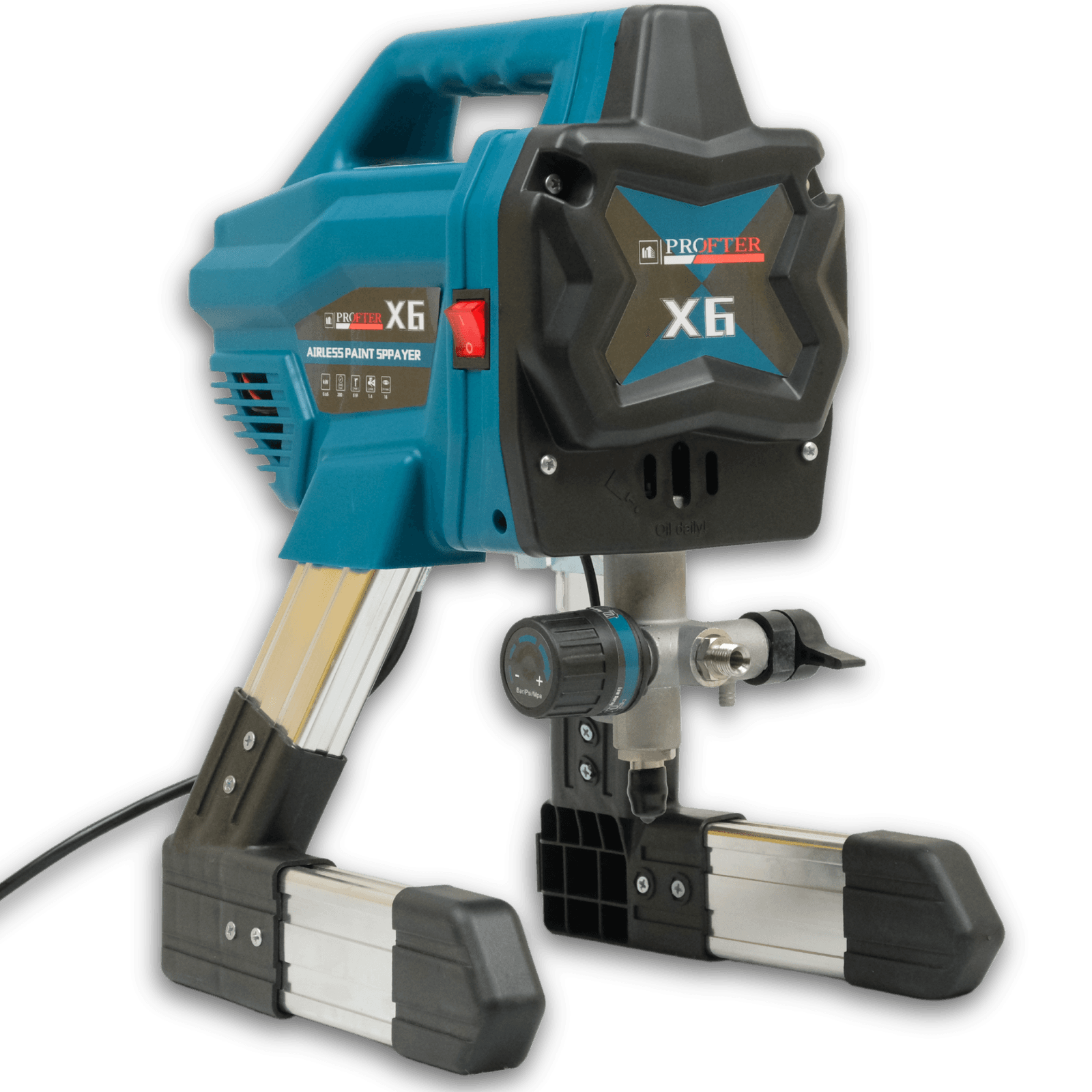 Безповітряний апарат для фарбування Profter X6 (1.4 л/хв 650 Вт). Фото 4