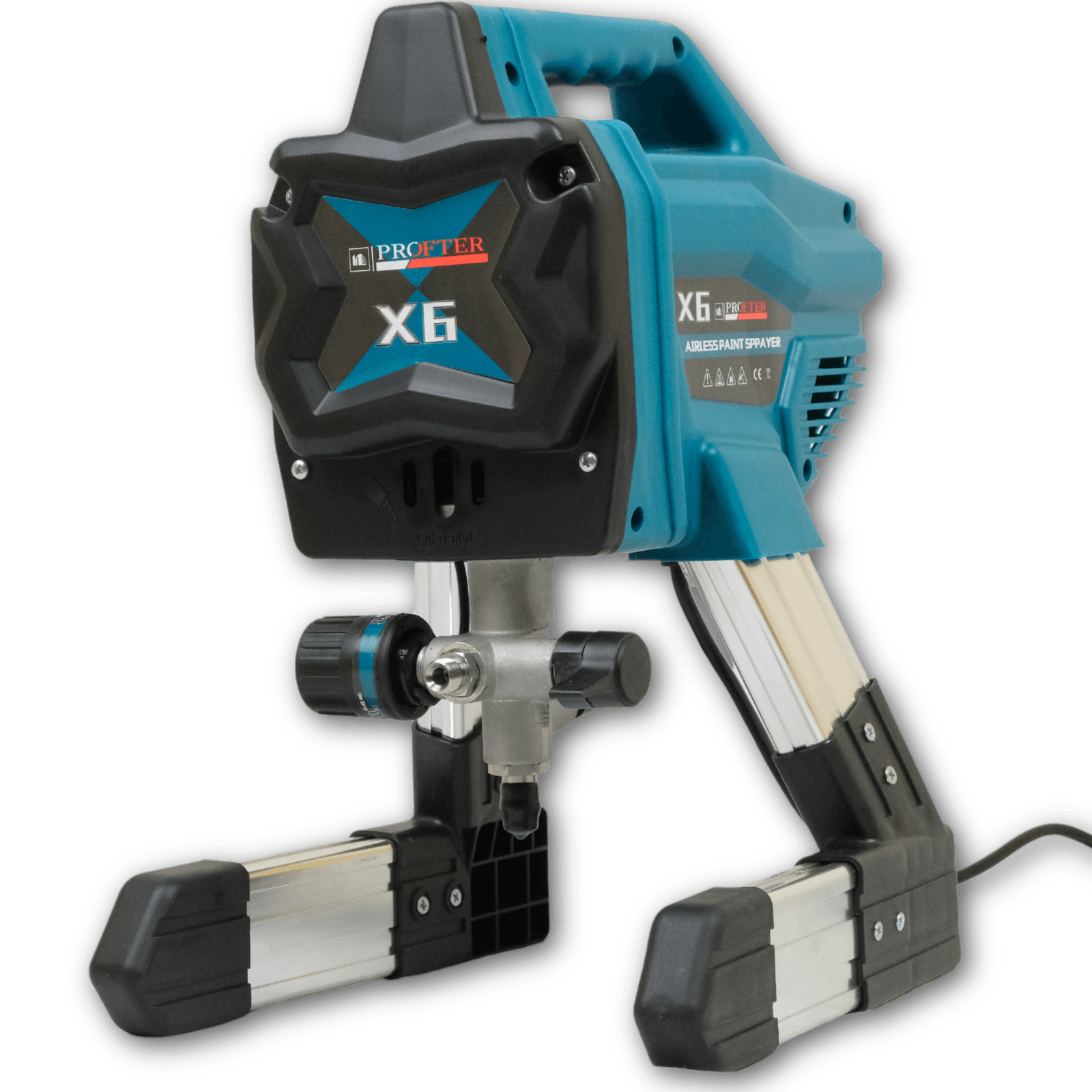 Безповітряний апарат для фарбування Profter X6 (1.4 л/хв 650 Вт). Фото 3