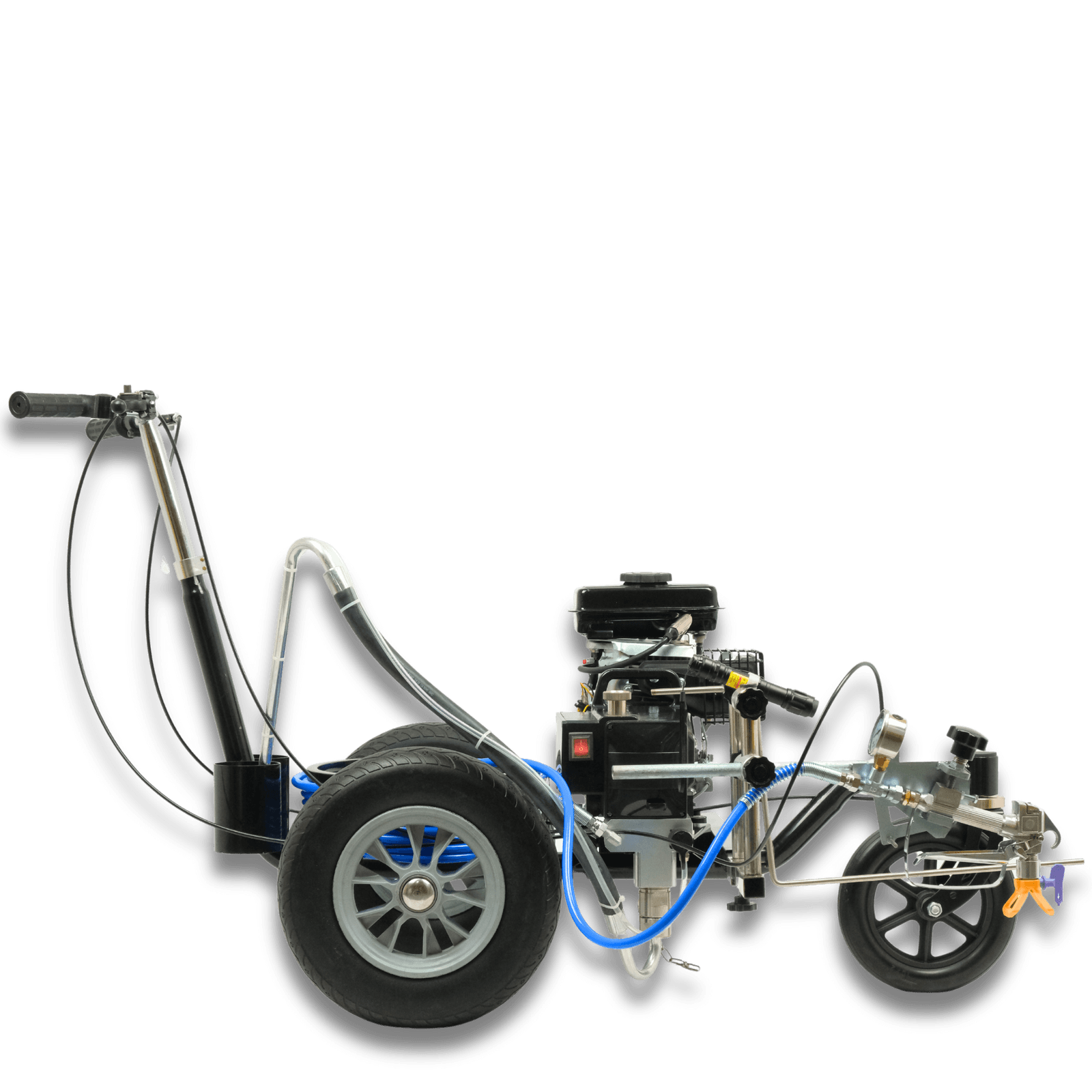 Профессиональная машина для нанесения дорожной разметки Profter LD-520 (1,9л/мин. 1.15кВт). Фото 3