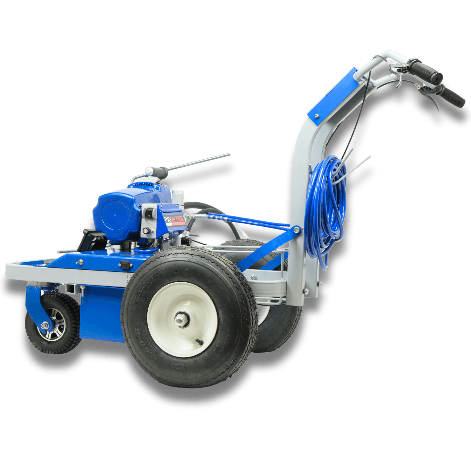 Аккумуляторная машина для разметки дорожной линии Profter PK-280 (72V-20A). Фото 5