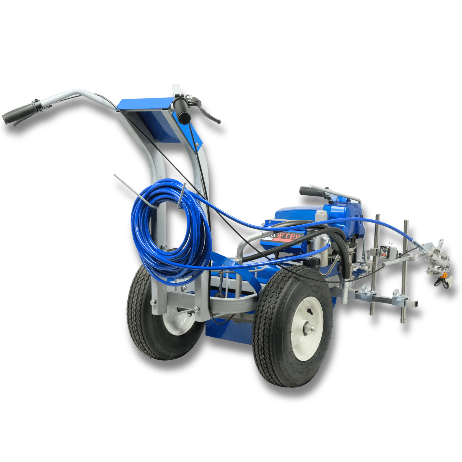 Аккумуляторная машина для разметки дорожной линии Profter PK-280 (72V-20A). Фото 6