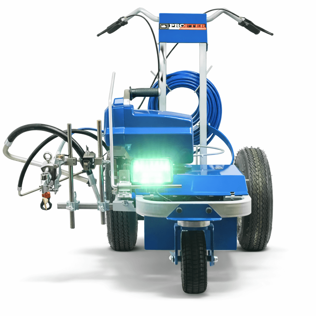 Аккумуляторная машина для разметки дорожной линии Profter PK-280 (72V-20A). Фото 4