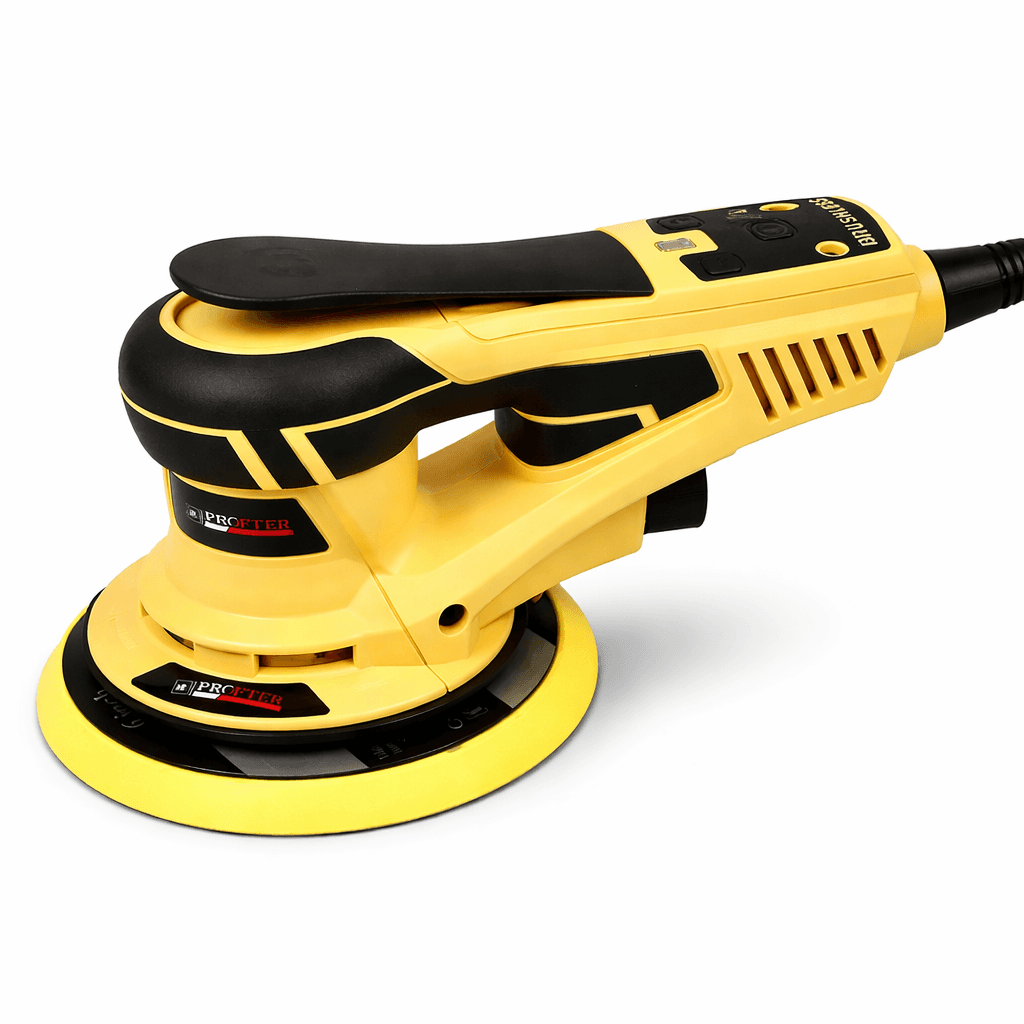 Професійна орбітальна ексцентрикова шліфмашинка Profter SM-150 Yellow 5.0 (350 Вт 150 мм). Фото 1