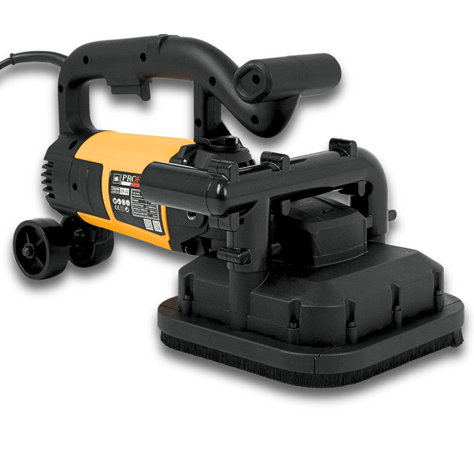 Шліфувальна машина по бетону на 4-и диски Profter ZX-32 (Ø100 мм.3800W) під пилосос. Фото 3