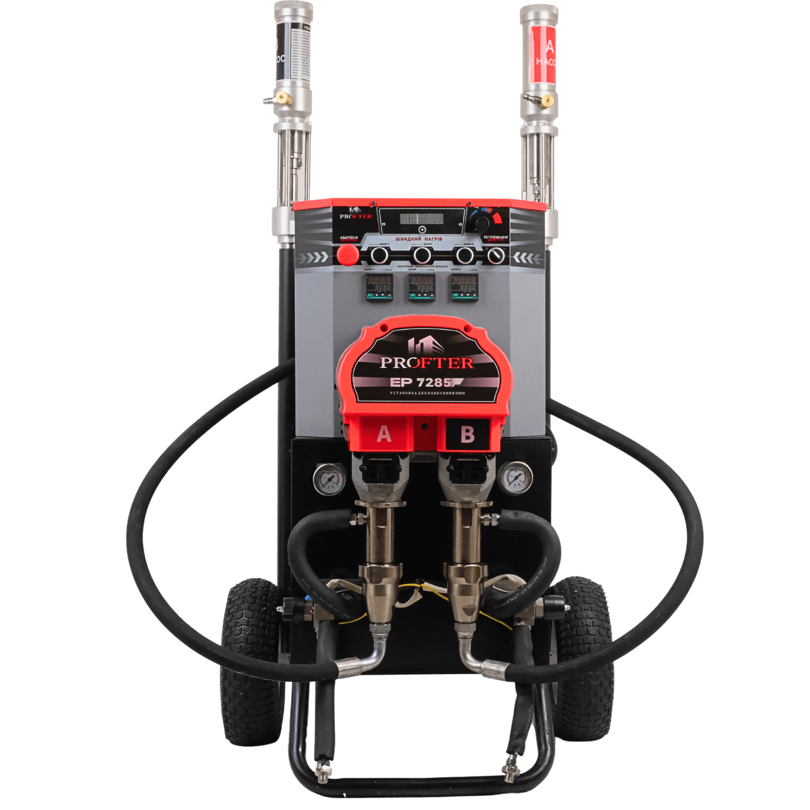Установка для нанесения ППУ и полимочевины Profter EP-7285F (14 кВт 230 бар 12 кг/мин). Фото 3