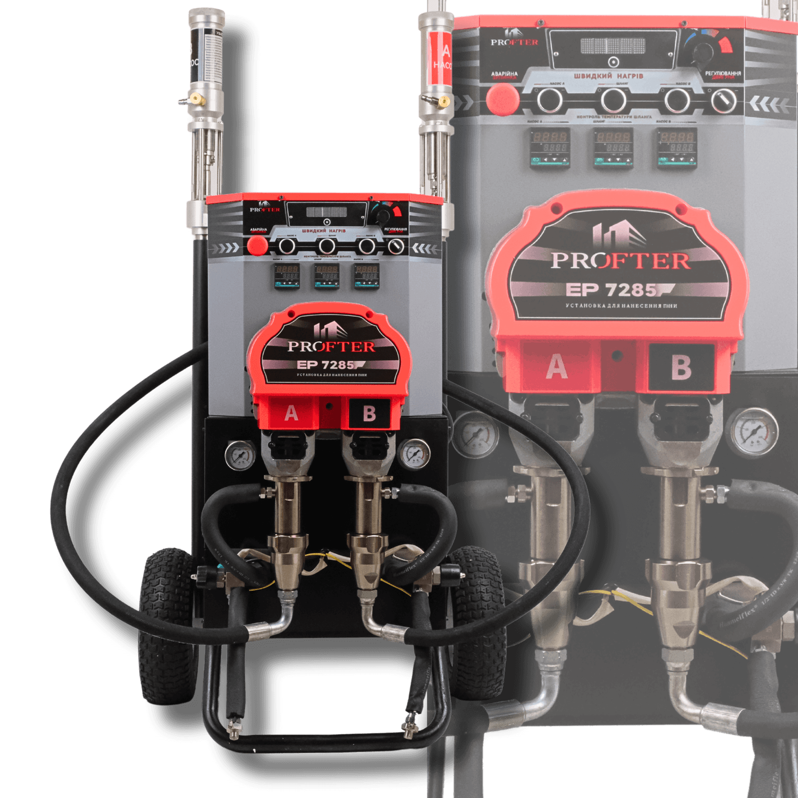 Установка для нанесения ППУ и полимочевины Profter EP-7285F (14 кВт 230 бар 12 кг/мин). Фото 10