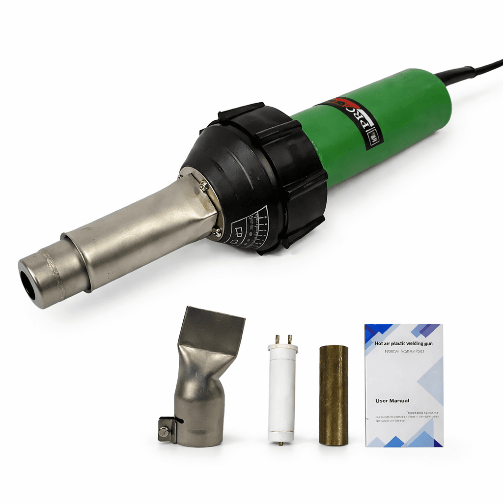 Зварювальний фен для зварювання ПВХ мембрани Profter DSH-D1 (1.6 Квт) Апарат для зварювання банера, тентів, пластику. Фото 2