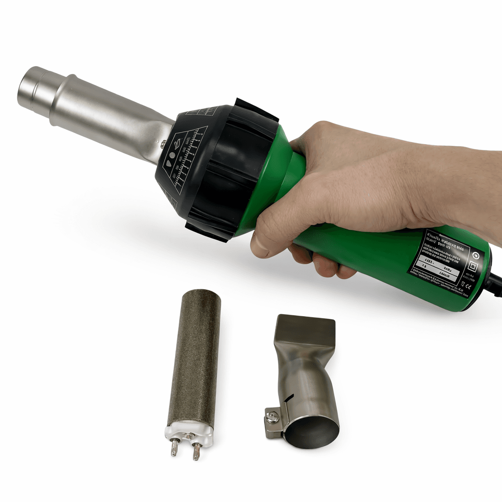 Зварювальний фен для зварювання ПВХ мембрани Profter DSH-D1 (1.6 Квт) Апарат для зварювання банера, тентів, пластику. Фото 5