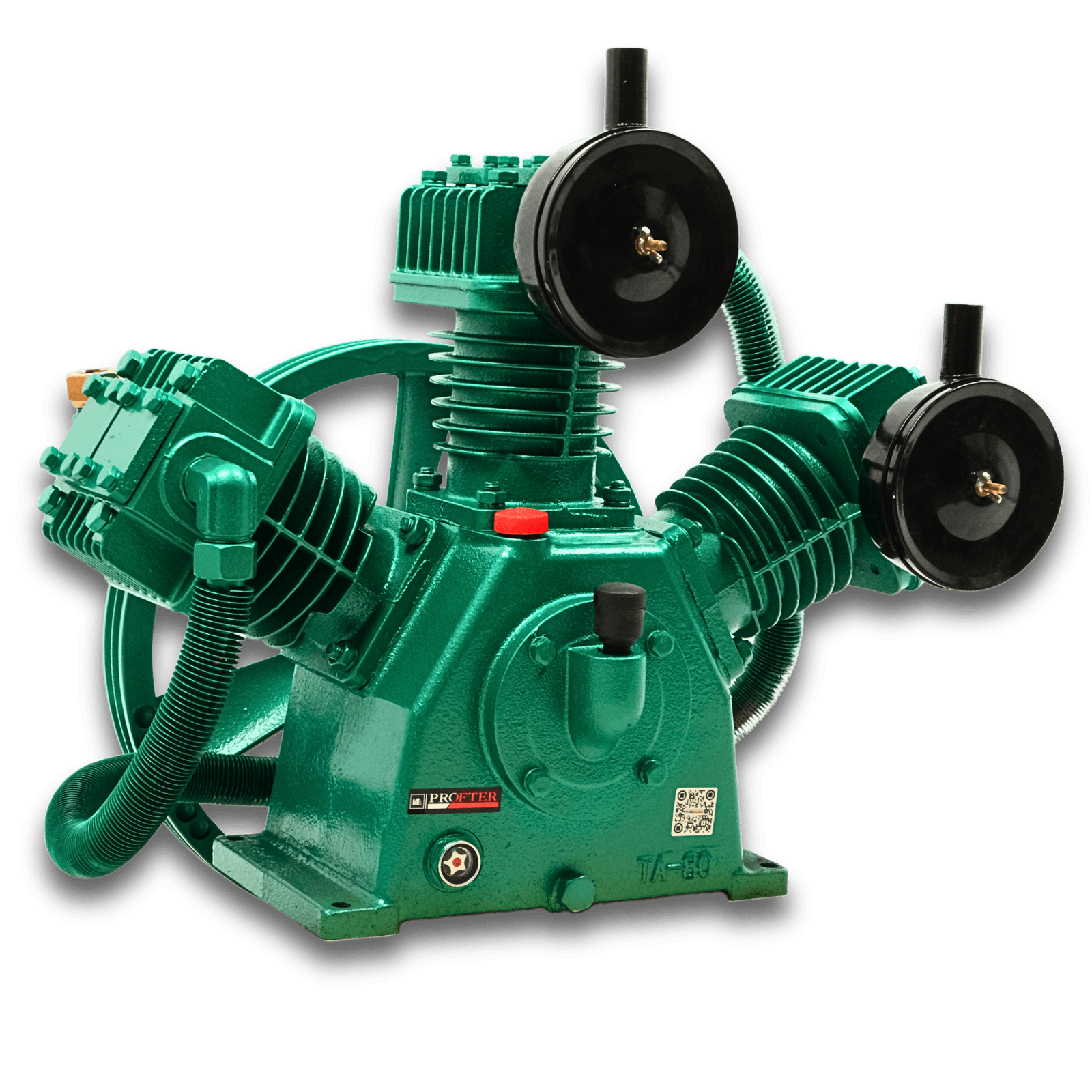 Компрессорная голова Profter YCW-3080T (850 л/мин,13 бар) Компрессорный блок 3-х цилиндровый. Фото 5
