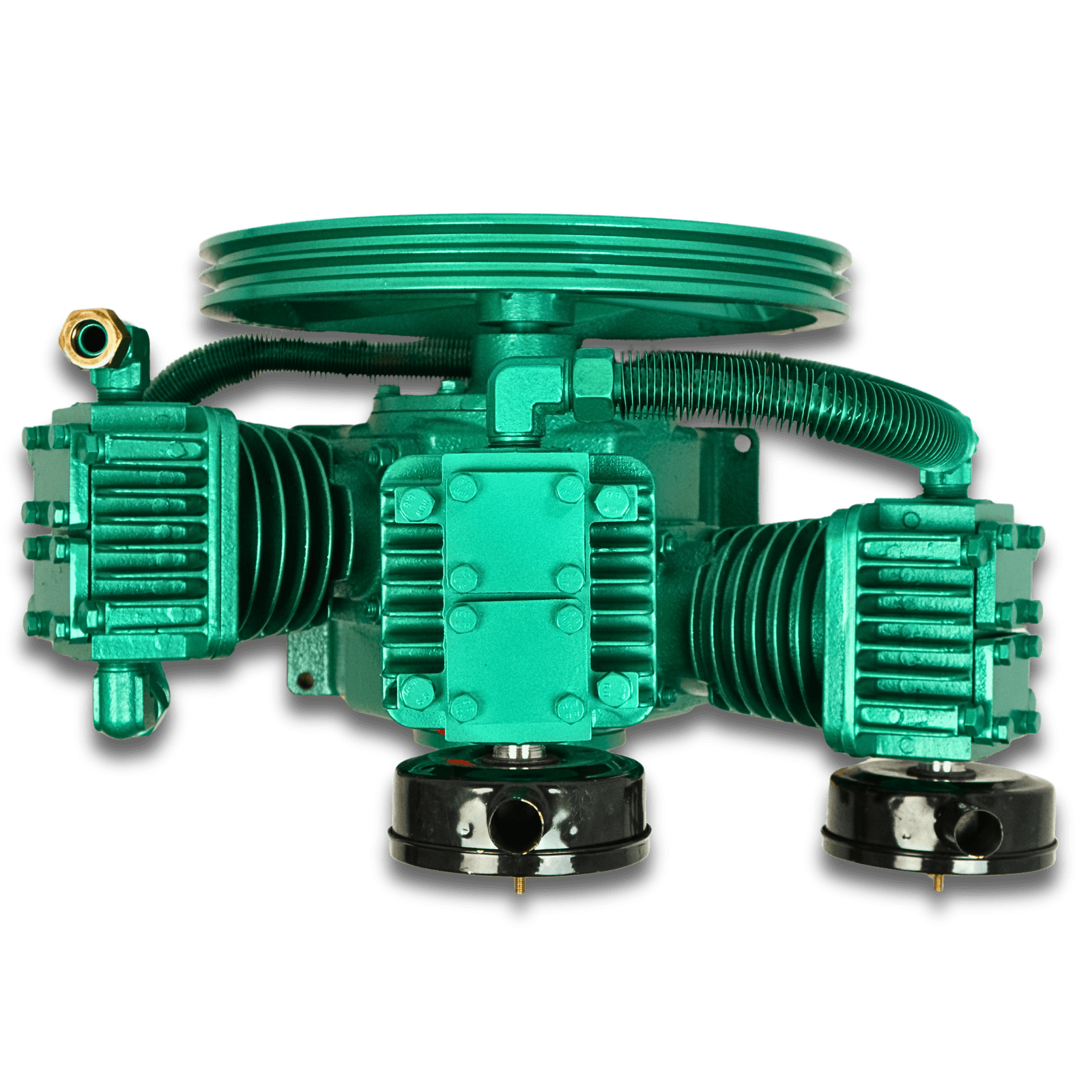 Компрессорная голова Profter YCW-3080T (850 л/мин,13 бар) Компрессорный блок 3-х цилиндровый. Фото 6