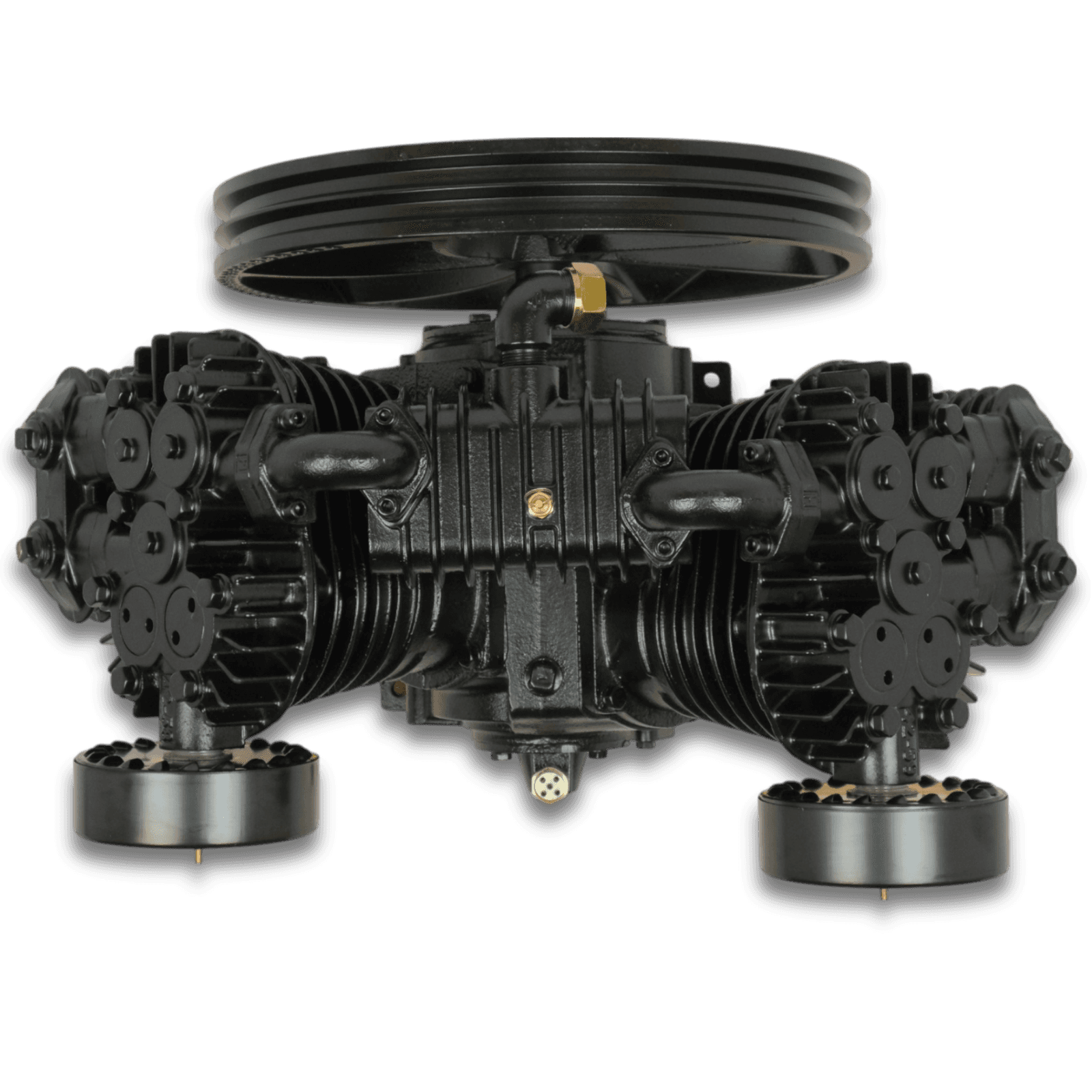 Блок поршневой двухступенчатый Profter ZT-2105 (1400 л/мин 13 Атм) 4-х поршневой W-образный. Фото 9