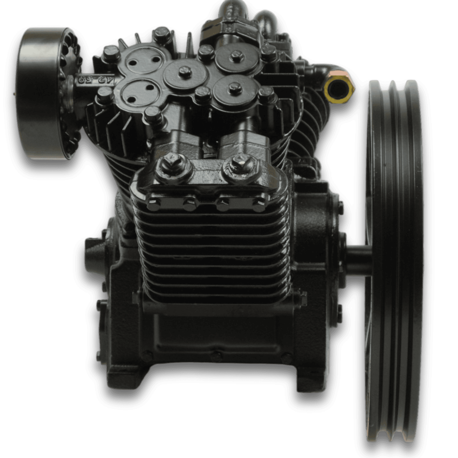Блок поршневой двухступенчатый Profter ZT-2105 (1400 л/мин 13 Атм) 4-х поршневой W-образный. Фото 6