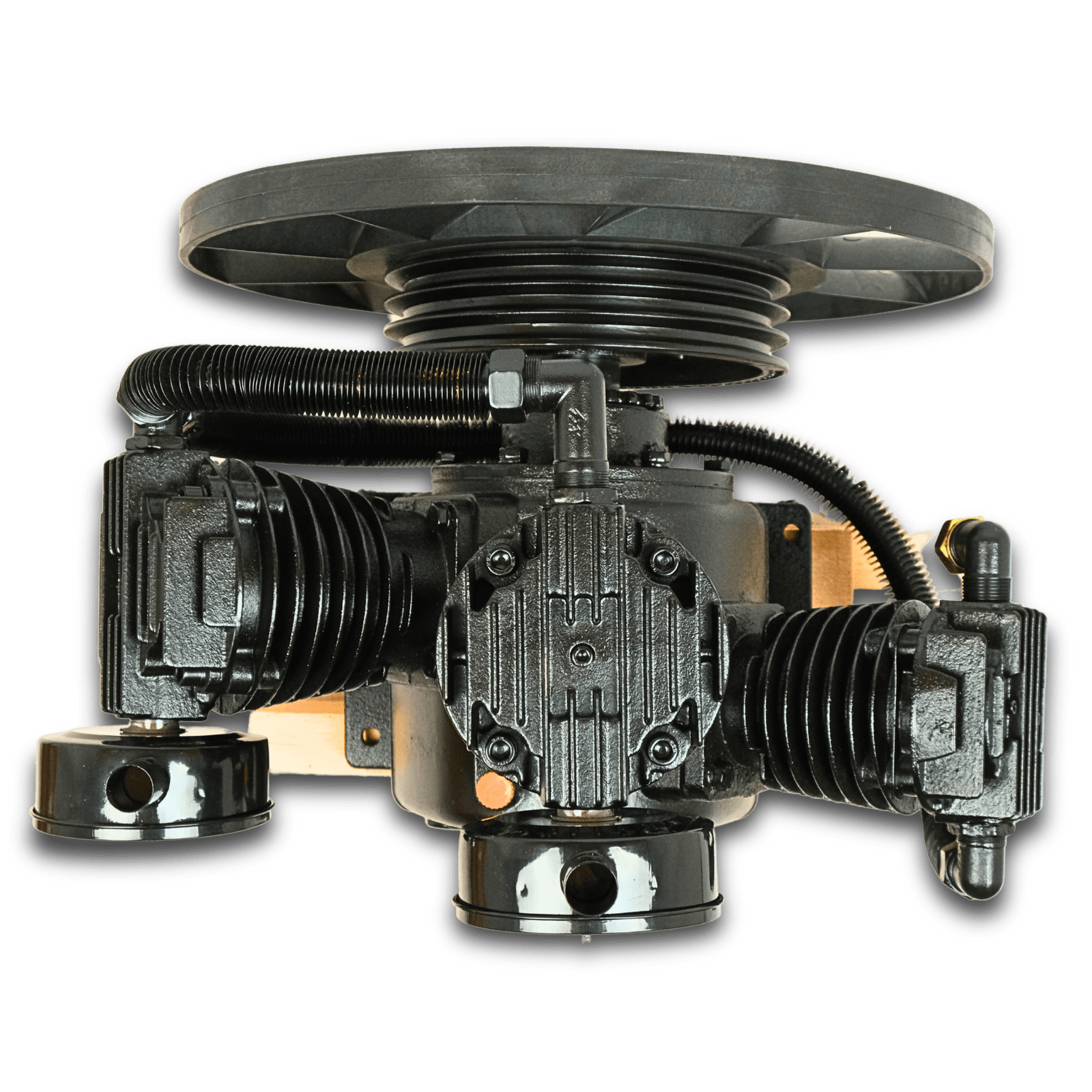 Мощный компрессорный поршневой блок Profter ZT-3100 (2000 л/мин 12А) 3-х цилиндровая компрессорная голова. Фото 7