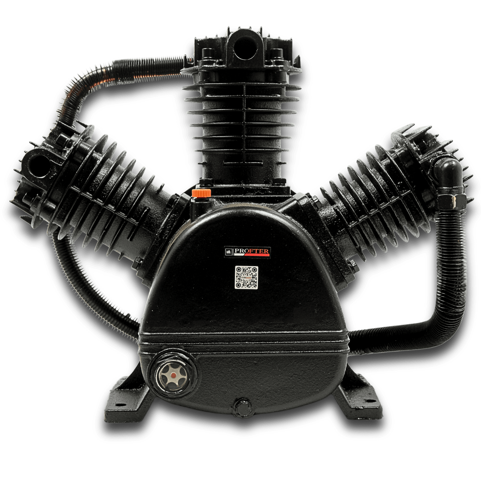 Мощный компрессорный поршневой блок Profter ZT-3100 (2000 л/мин 12А) 3-х цилиндровая компрессорная голова. Фото 4