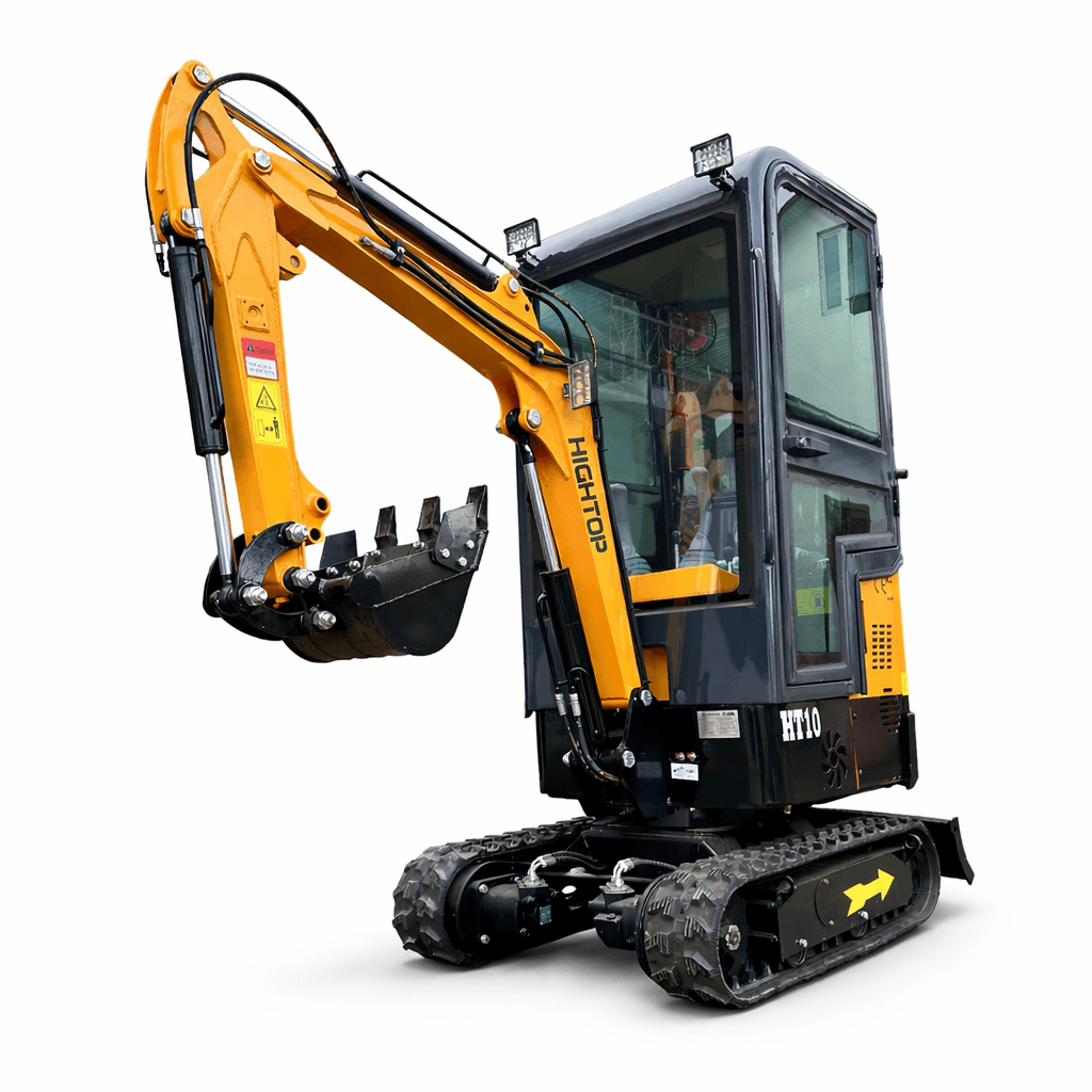 Мініекскаватор мобільний Profter-HIGHTOP HT-10B (1000 кг 11.5 кс) із кабіною . Фото 1
