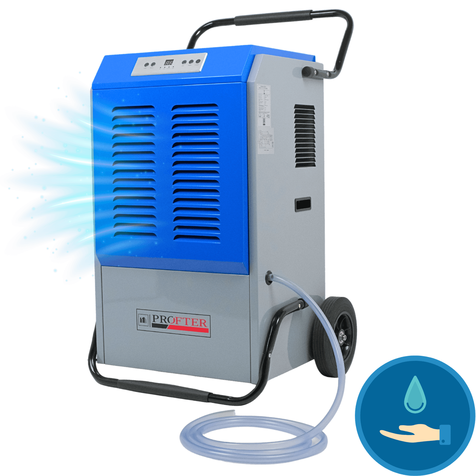 Мощный промышленный осушитель воздуха Profter OL-150Е (150 л/сутки). Фото 3