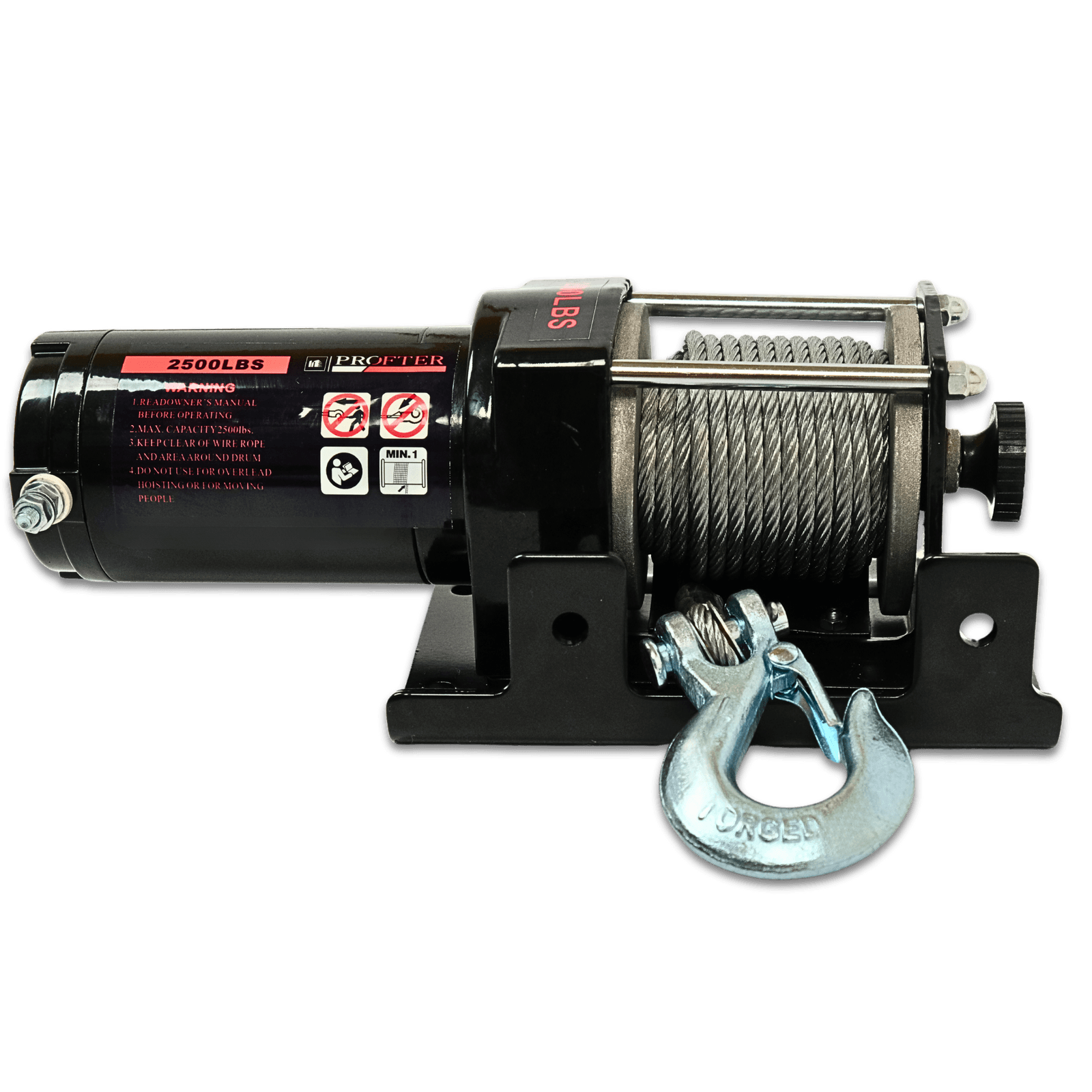 Лебедка автомобильная Profter 2500 LBS 12V (1133 кг). Фото 4