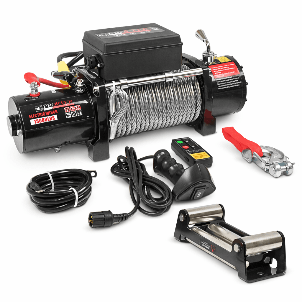 Автомобильная электрическая лебедка 24V Profter 13000 LBS (5897 кг). Фото 1