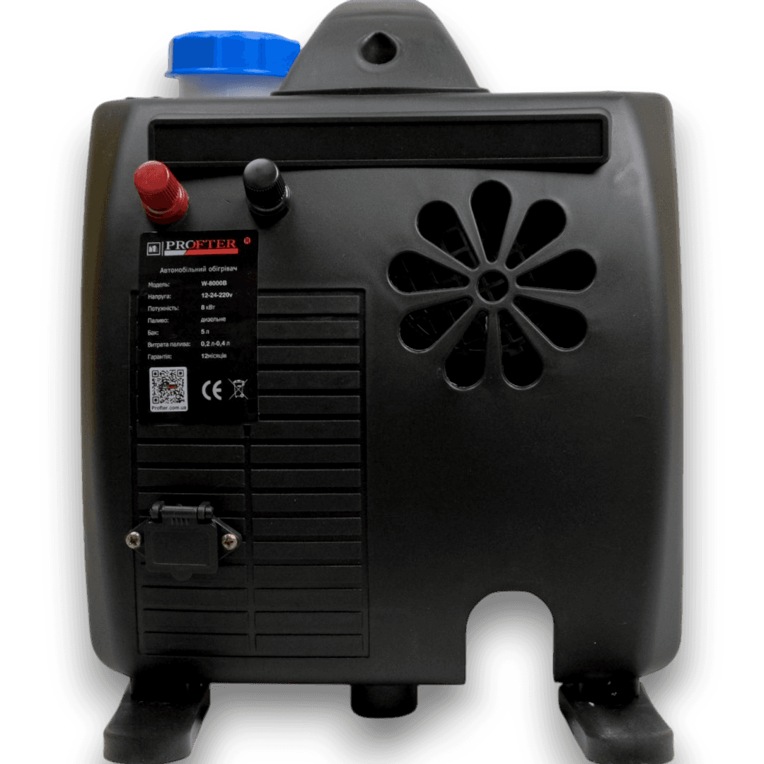 Автономний дизельний обігрівач 220Вт Profter W-8000B (12-24-220V) Автономка дизельна моноблок. Фото 3