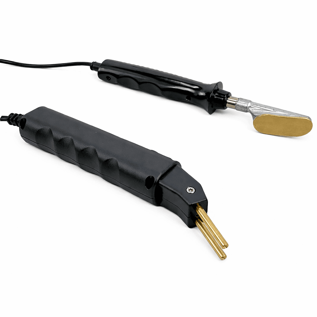 Набір Hot Stapler 1 для ремонту пластикових деталей (70 Вт+250 скоб) Гарячий степлер + утюжок. Фото 6