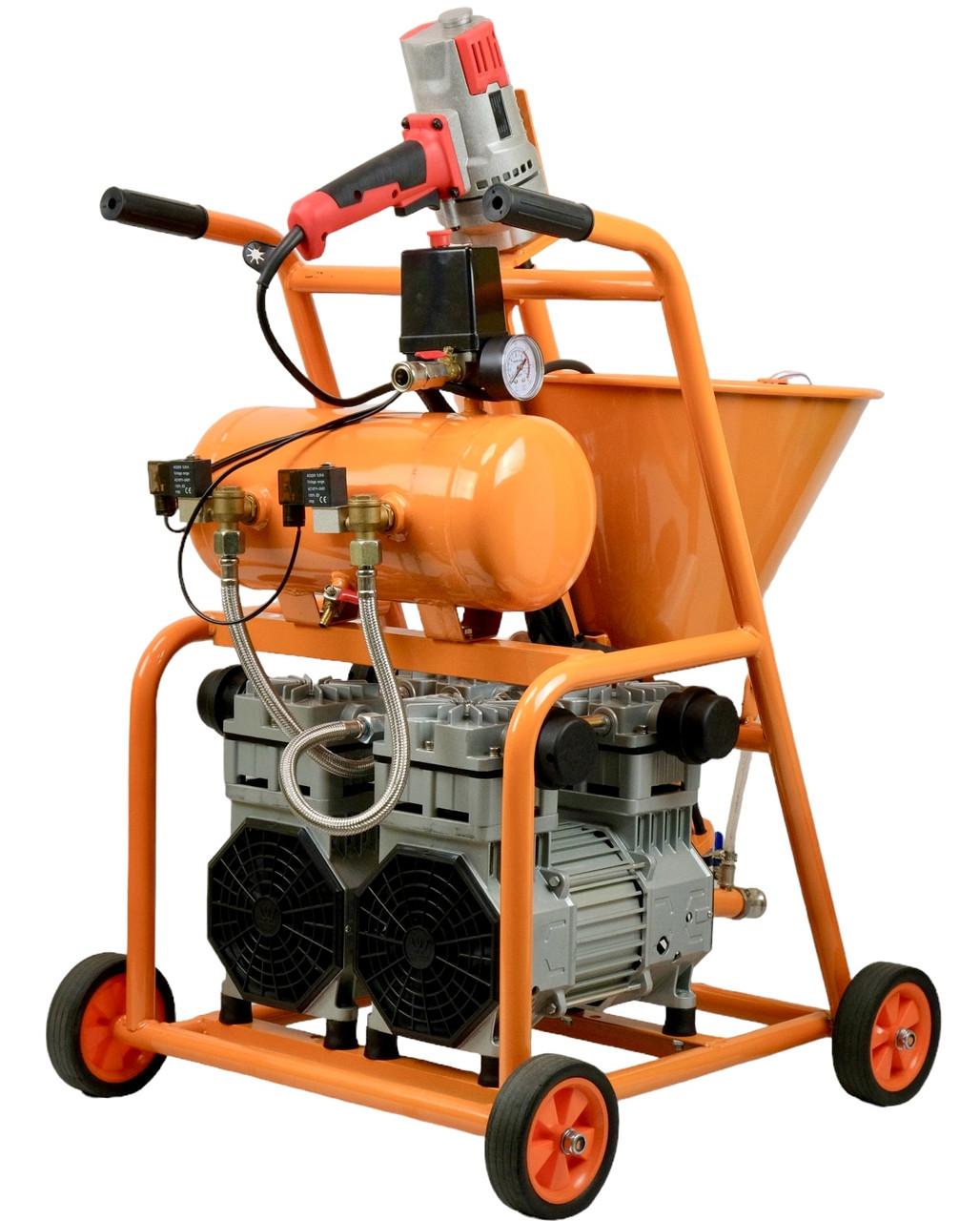 Шпаклевочная шнековая машина Profter G-30 (10 л/мин 1600 Вт 60 кв/час). Фото 8