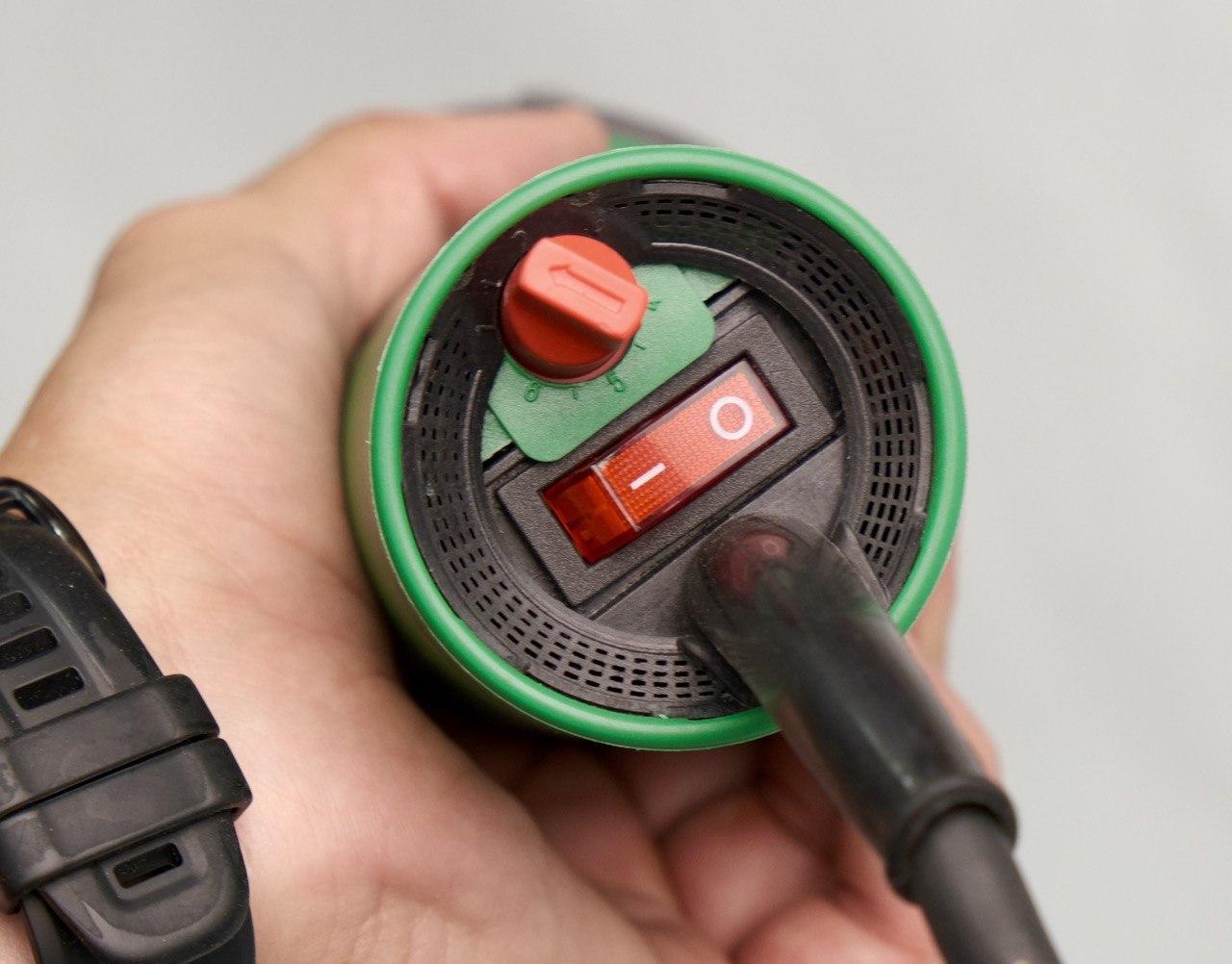 Професійний зварювальний фен Profter SH-1600W (1.6 Квт) для зварювання покрівельної пвх та пластику. Фото 8