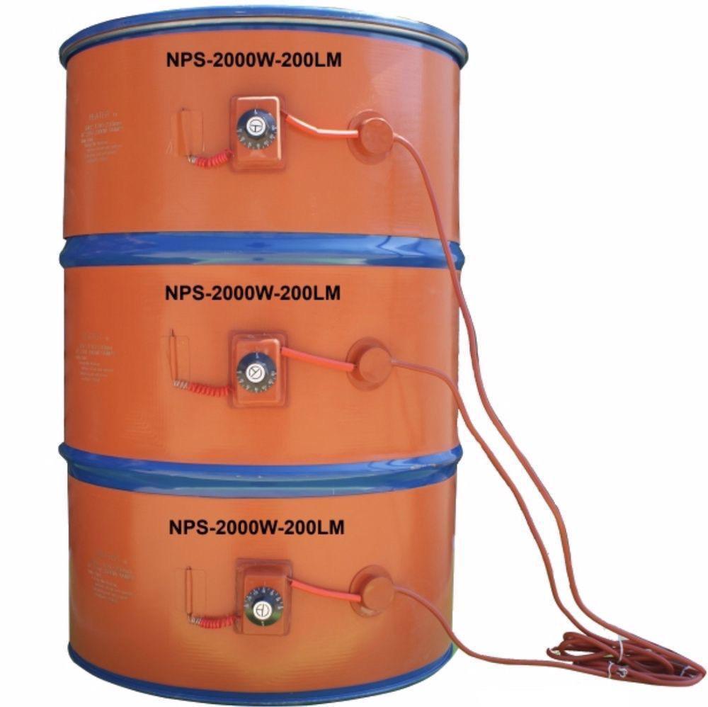 Поясной нагреватель силиконовый для бочек из пенополиуретаном Profter NPS-2000W ППУ нагреватель электрический. Фото 8