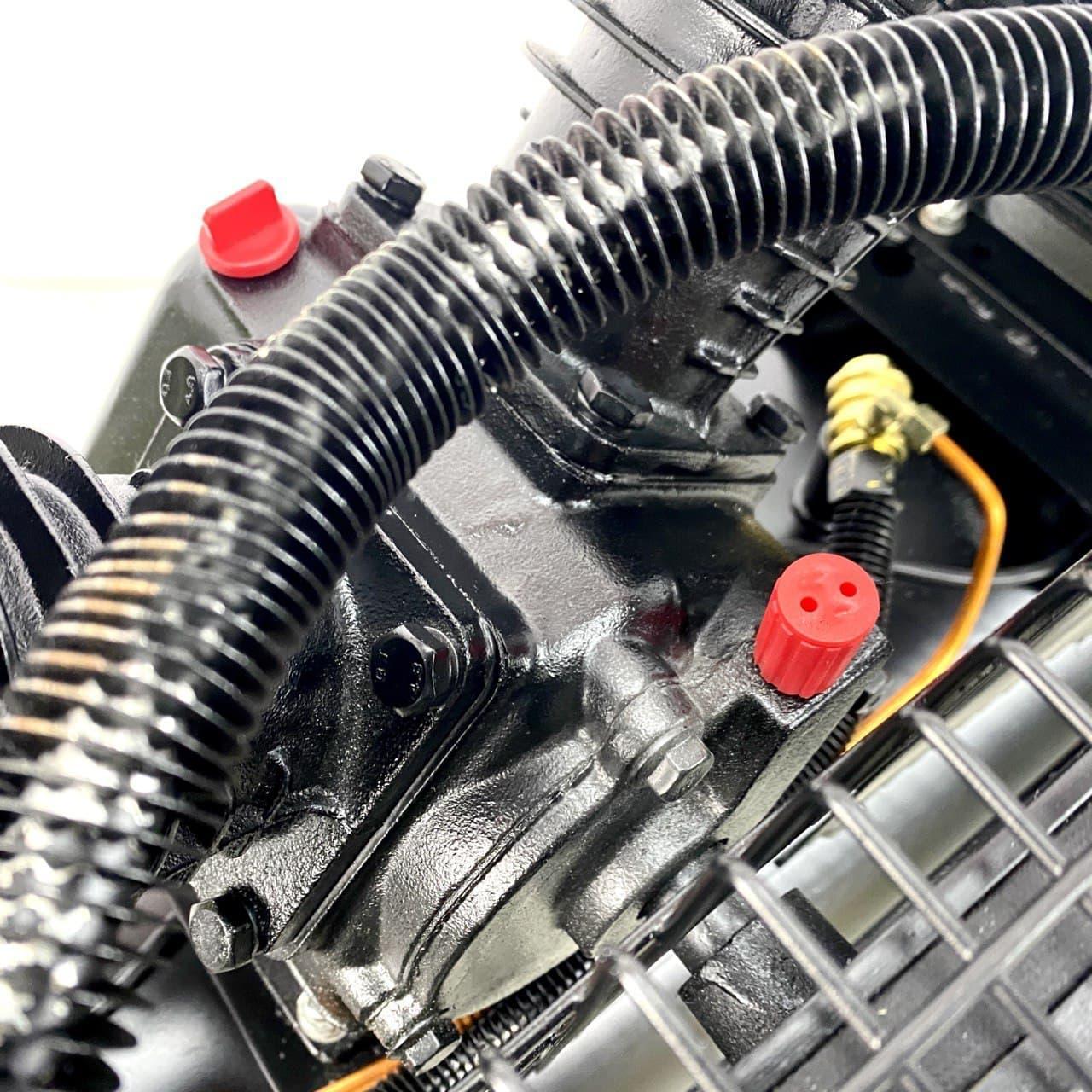 Компрессор поршневой 100 л Intertool PT-0014 (3.0 кВт 500 л/мин). Фото 9
