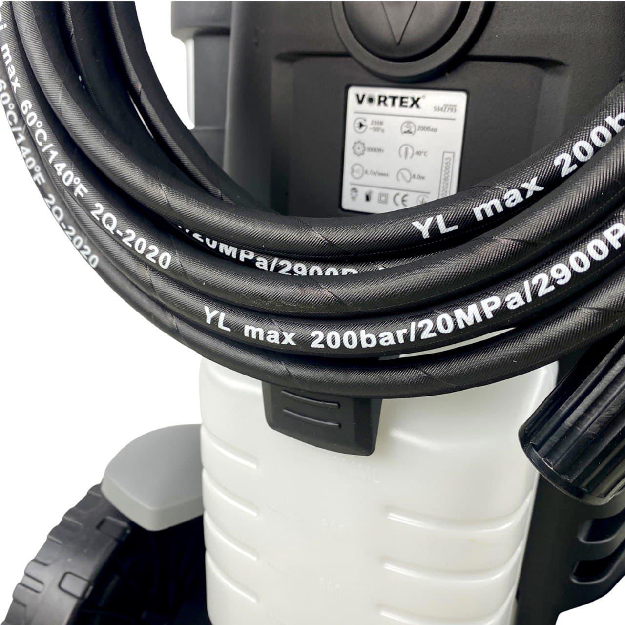 Потужна мийка високого тиску Vortex 3000W (8.7 л/хв 200бар) (5342793). Фото 8