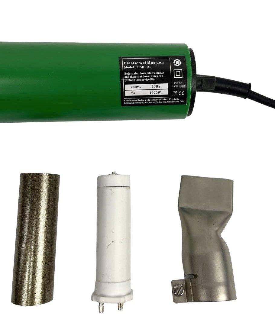 Зварювальний фен для зварювання ПВХ мембрани Profter DSH-D1 (1.6 Квт) Апарат для зварювання банера, тентів, пластику. Фото 7