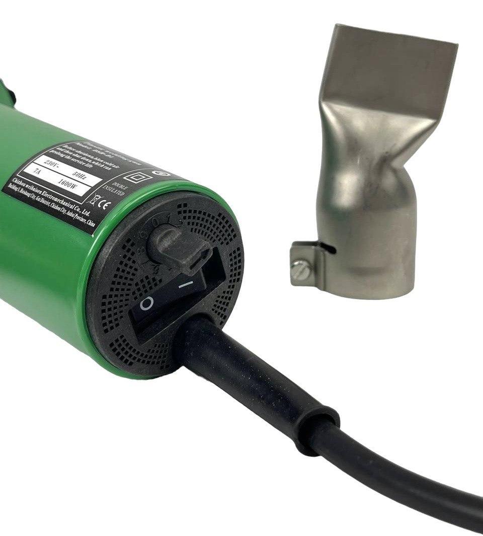 Зварювальний фен для зварювання ПВХ мембрани Profter DSH-D1 (1.6 Квт) Апарат для зварювання банера, тентів, пластику. Фото 8