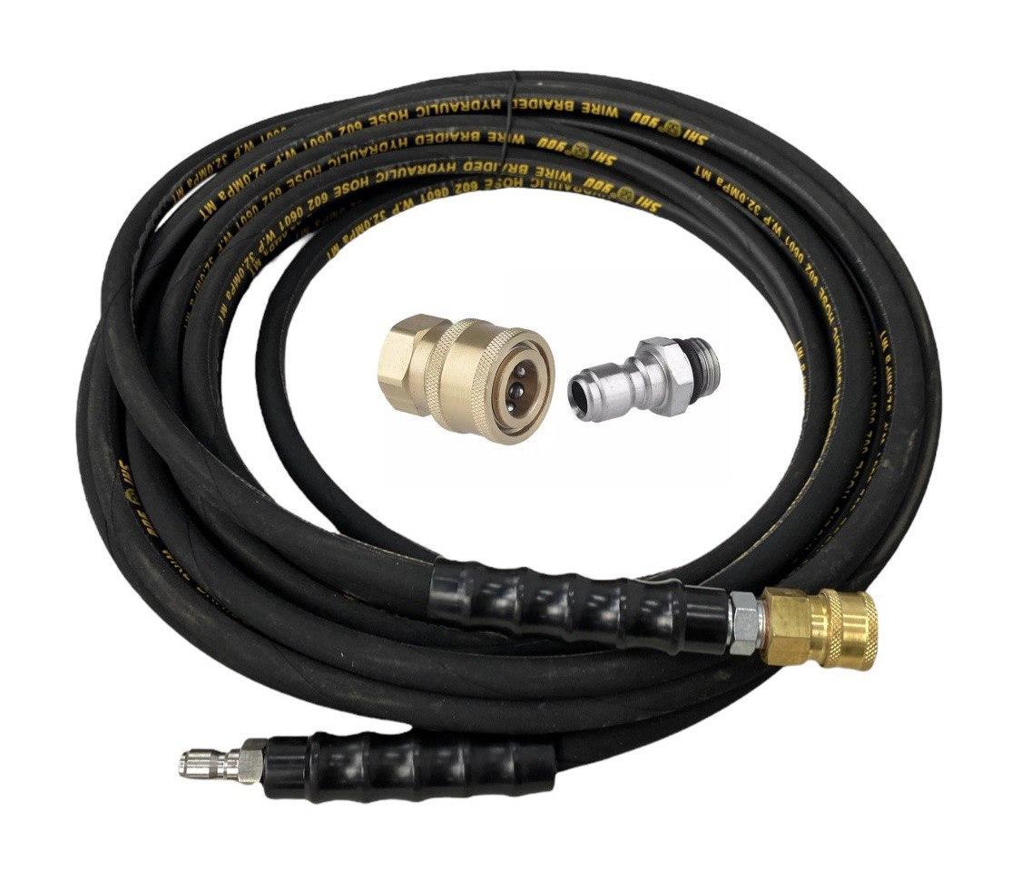 Шланг високого тиску для професійних мийок з металокордом ET 10 (10 м 5800 PSI) Profter. Фото 1