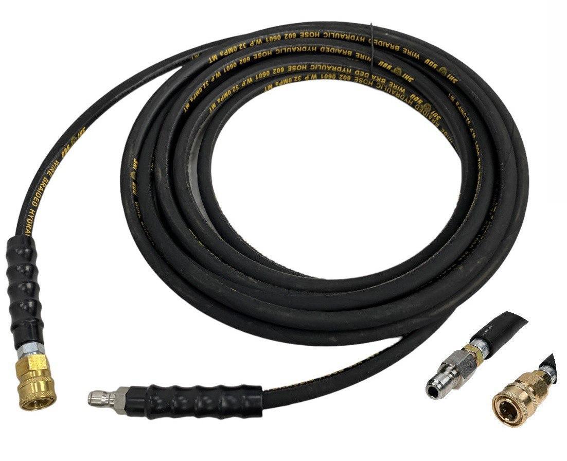 Шланг високого тиску для професійних мийок з металокордом ET 10 (10 м 5800 PSI) Profter. Фото 2