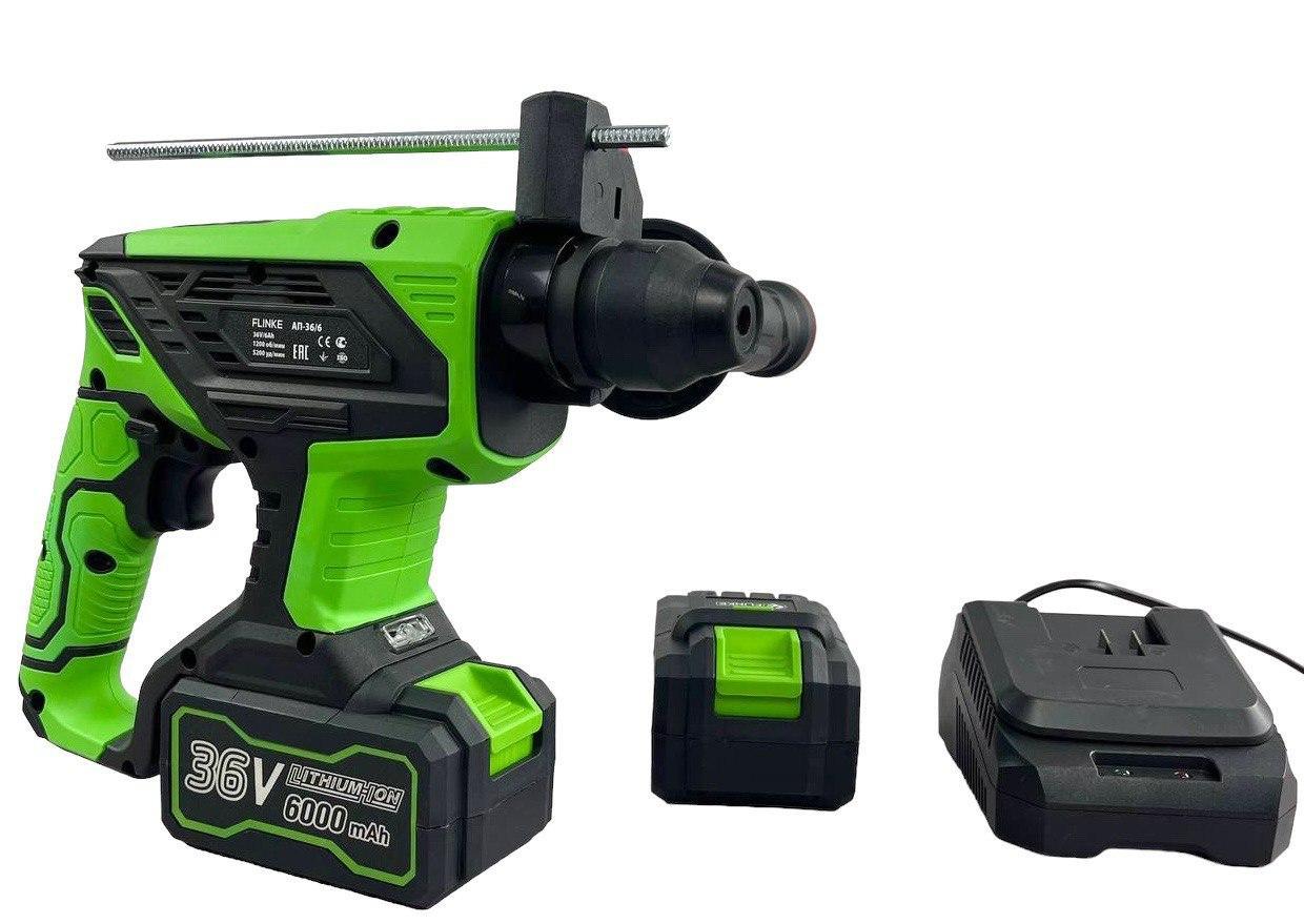 Аккумуляторный перфоратор FLINKE АП-36/6 brushless (5200 уд/мин). Фото 4