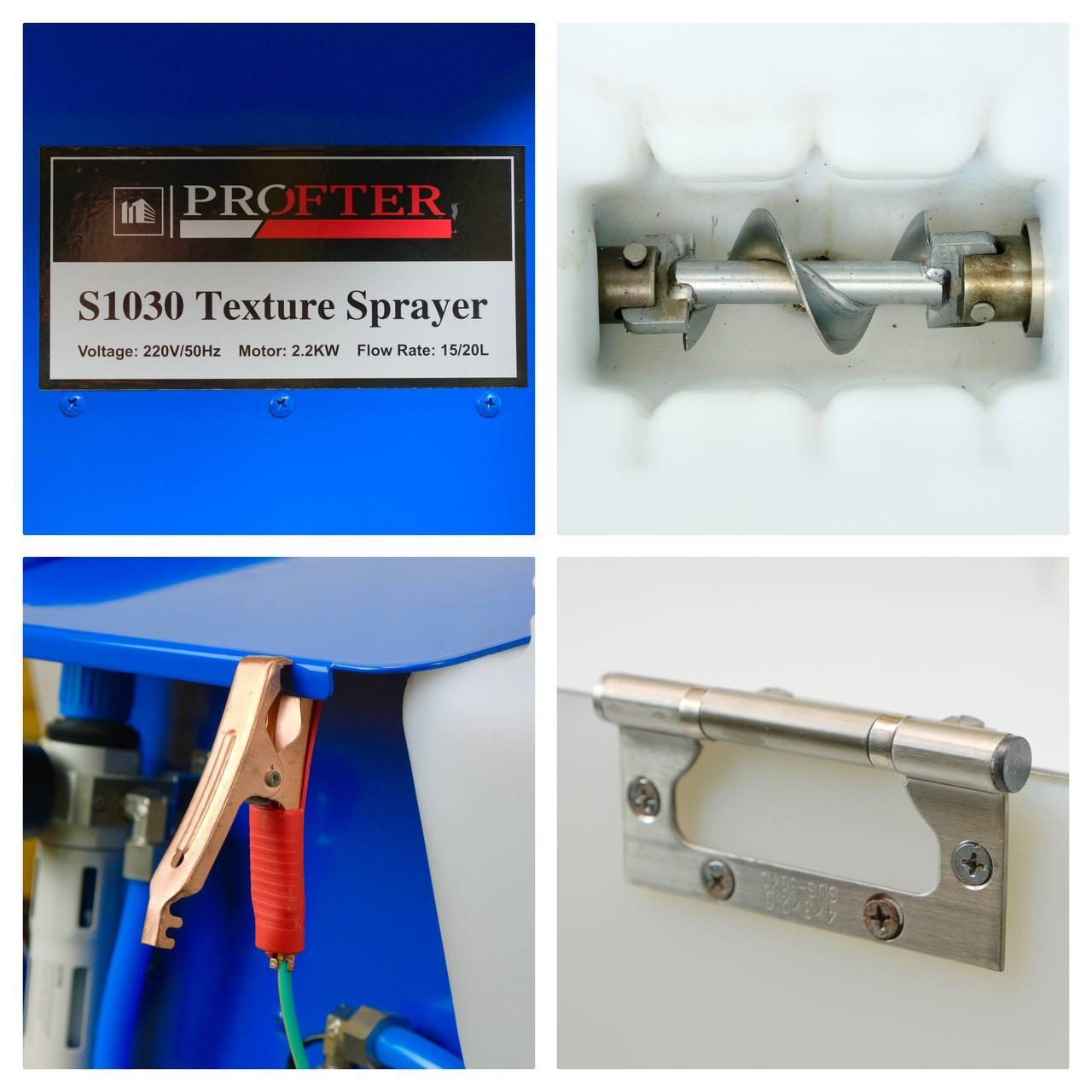 Штукатурная станция Profter Pro S1030 (20 л/мин 2200 Вт 80 кв/час). Фото 8