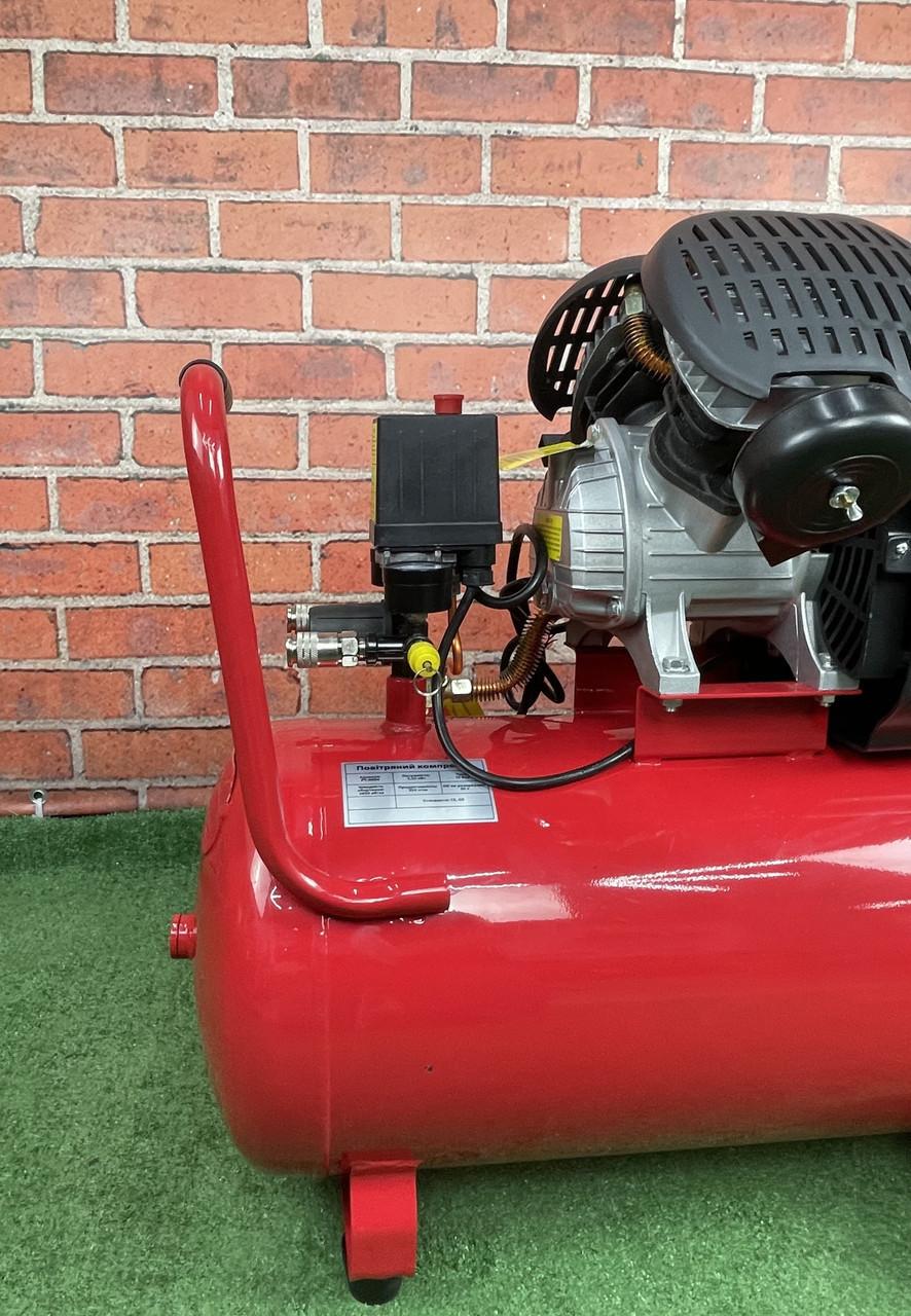 Поршневой компрессор 2-х цилиндровый 50 л INTERTOOL PT-0004 (2.23 кВт 220Вт 8Атм 354 л/мин). Фото 6