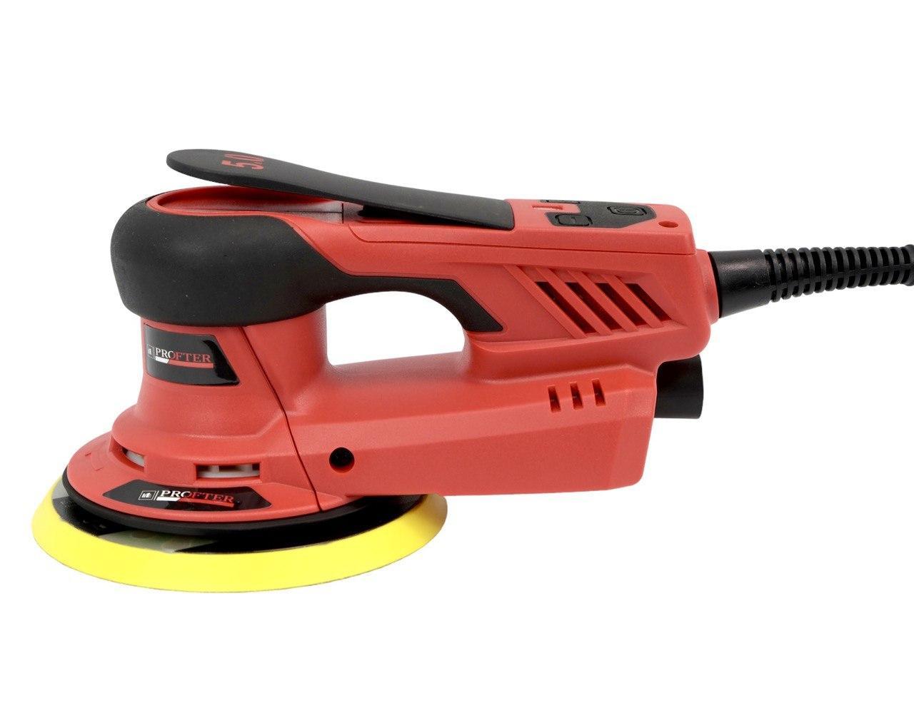 Орбітальна шліфмашинка Profter SM-150 5.0 Red (350 Вт 150 мм). Фото 3