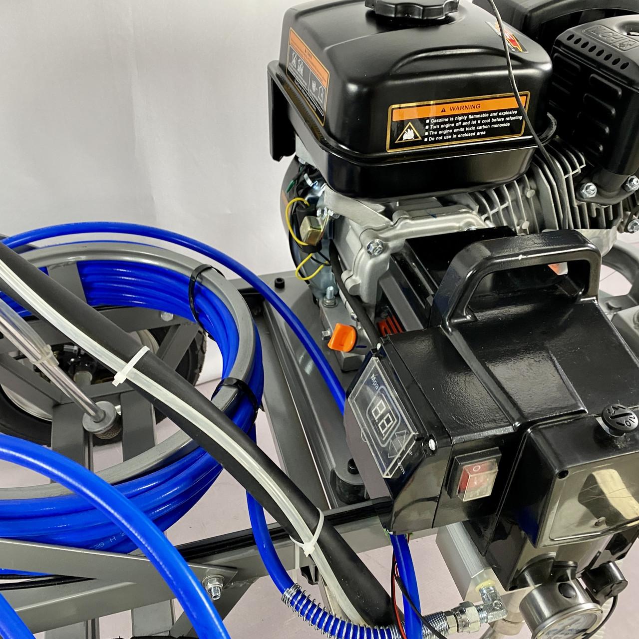 Разметочная мембранная машина для разметки дорог из Стеклошариком Profter LS-1500 (5 л/мин). Фото 4