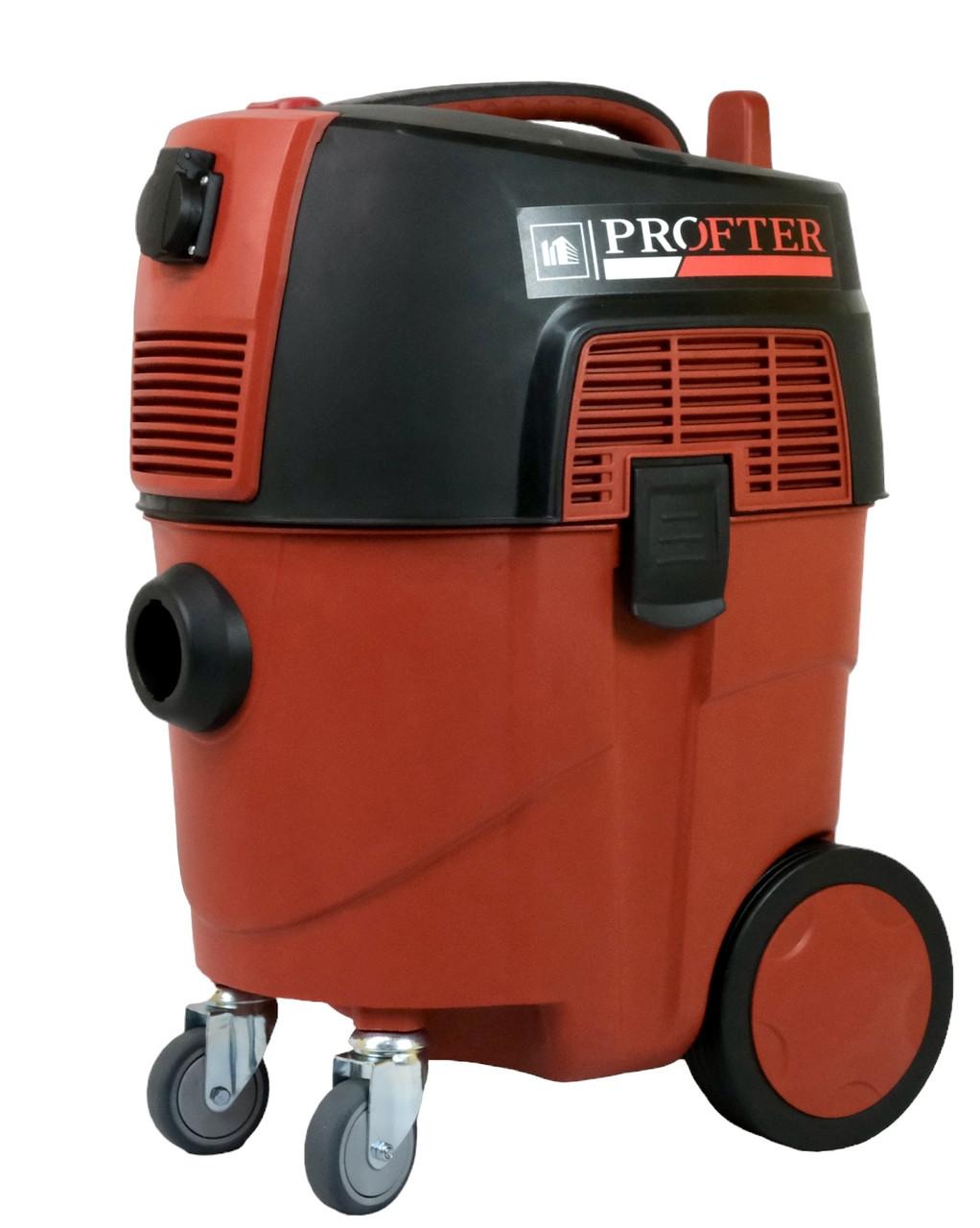 Профессиональный строительный пылесос Profter JN 208G-P (1600 Вт) пылесос для сухой и влажной уборки. Фото 5