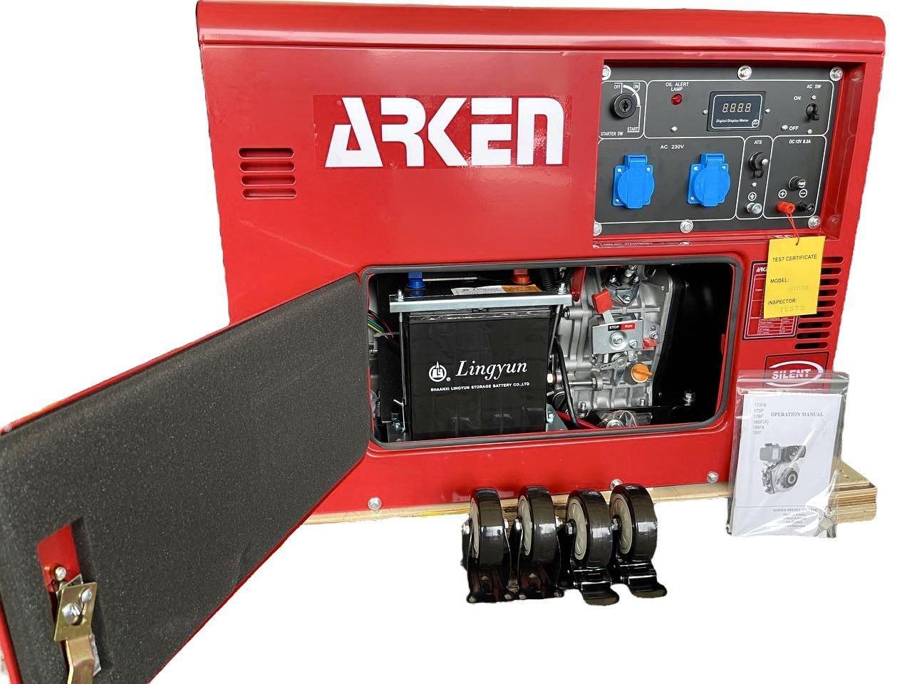 Дизельний генератор Arken ARK8500 Q (6 кВт) двигун Perkins. Фото 3